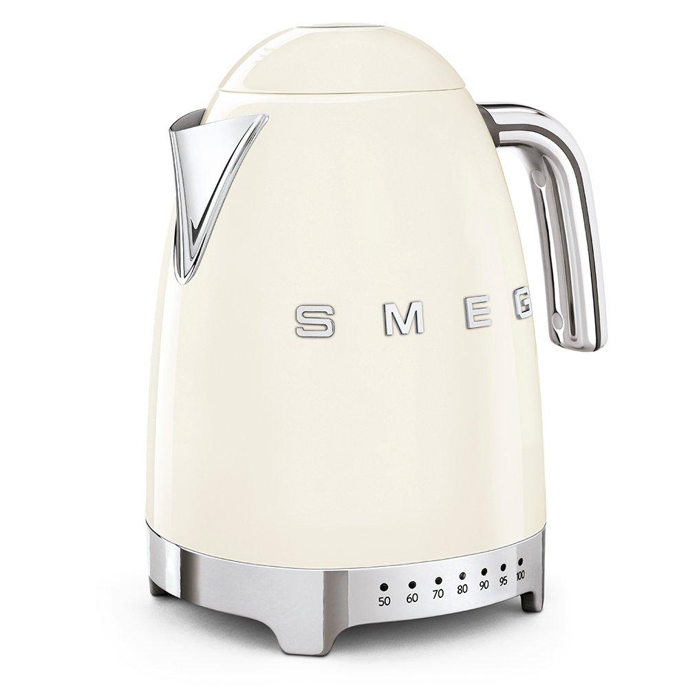 Cream - Smeg - 50s Style Variable Temperature Kettle 1.7L - 2