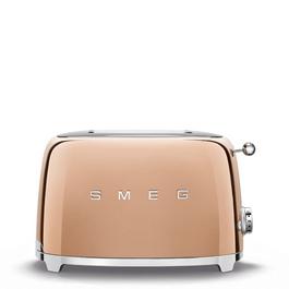 Smeg 50s Style 2-Slice Toaster Rose Gold