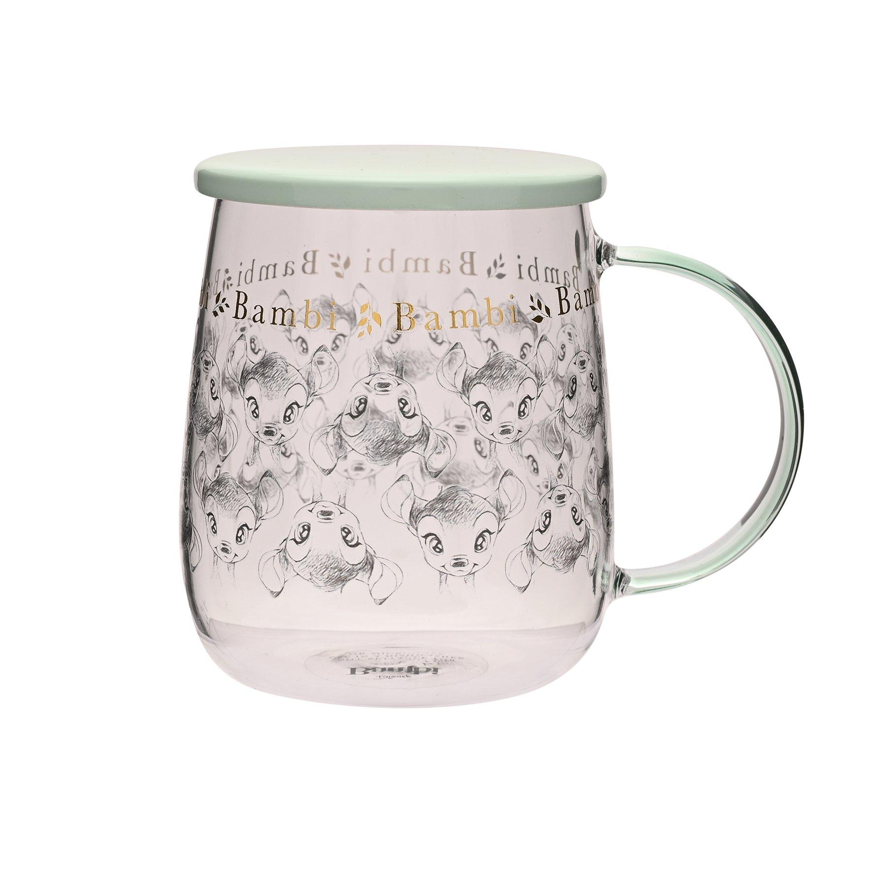 Multi - Disney - Disney Classic Glass Mug With Lid Bambi - 1