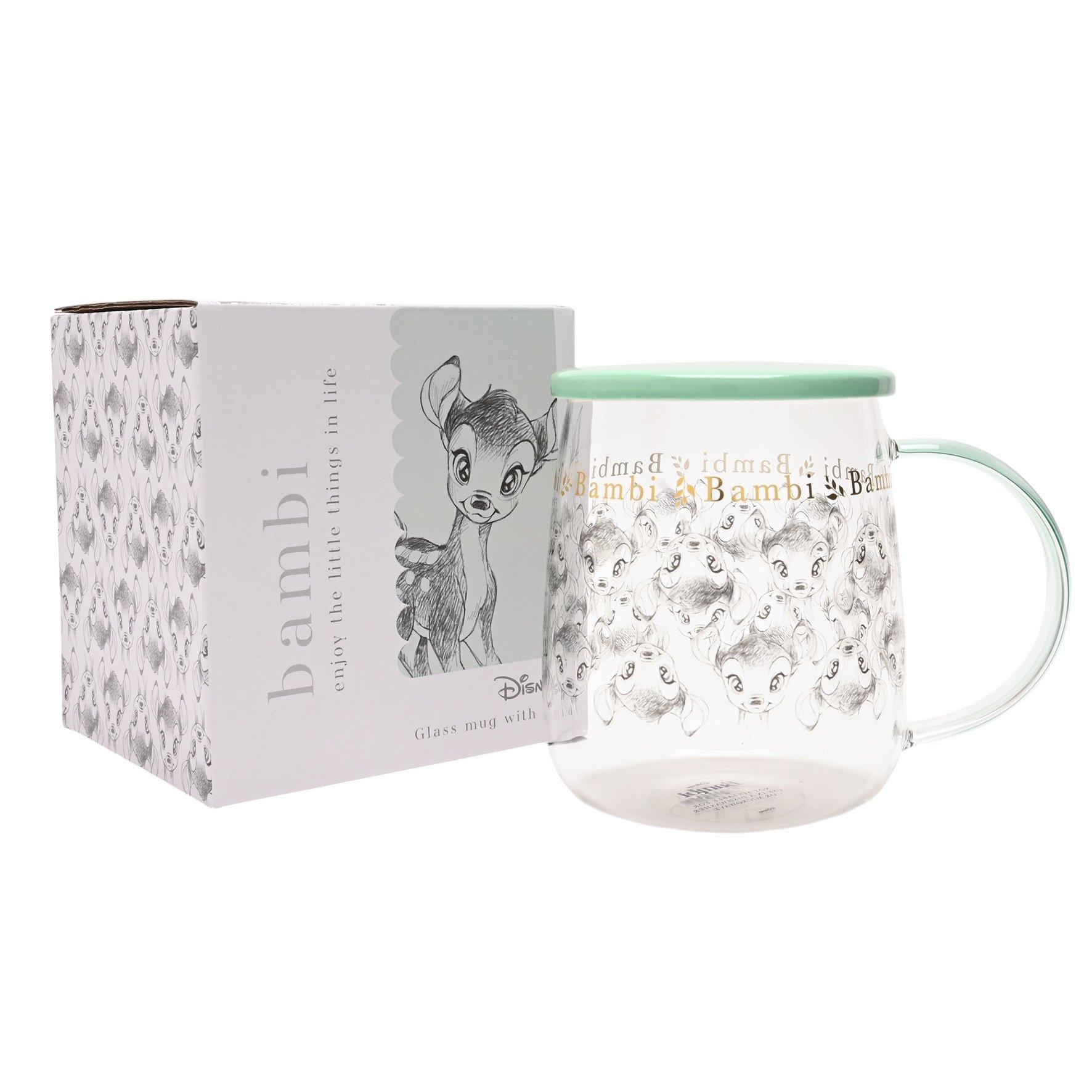 Multi - Disney - Disney Classic Glass Mug With Lid Bambi - 4