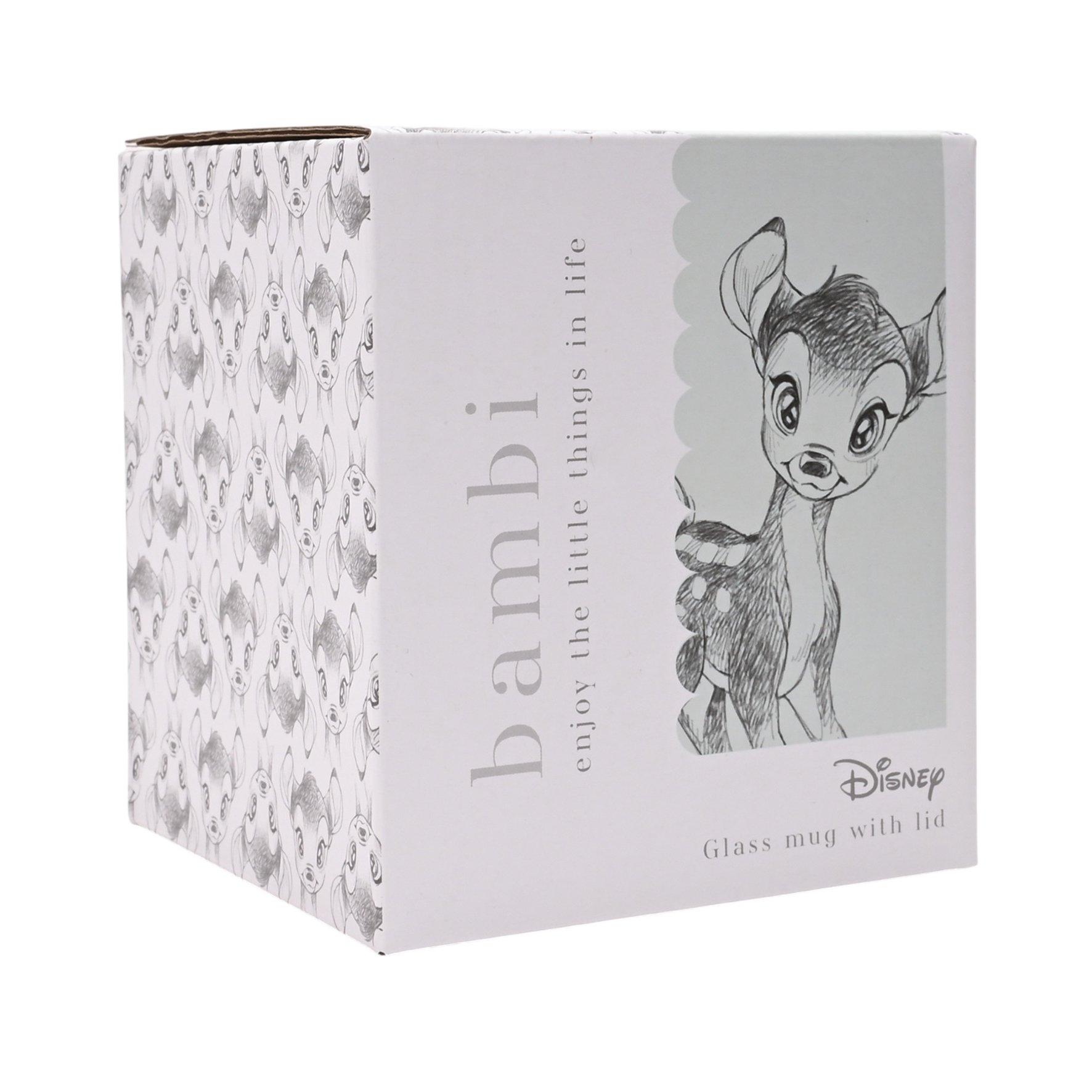 Multi - Disney - Disney Classic Glass Mug With Lid Bambi - 5
