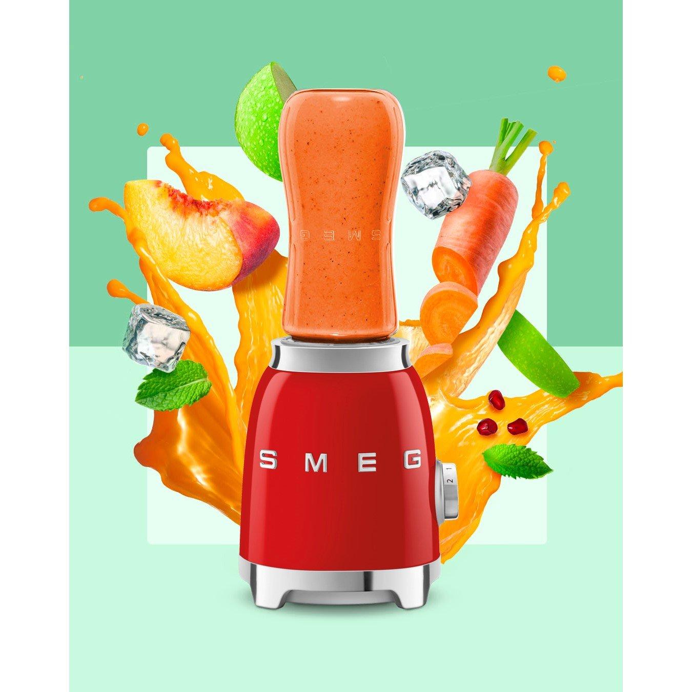 Red - Smeg - 50s Style Compact Personal Blender 600ml - 7