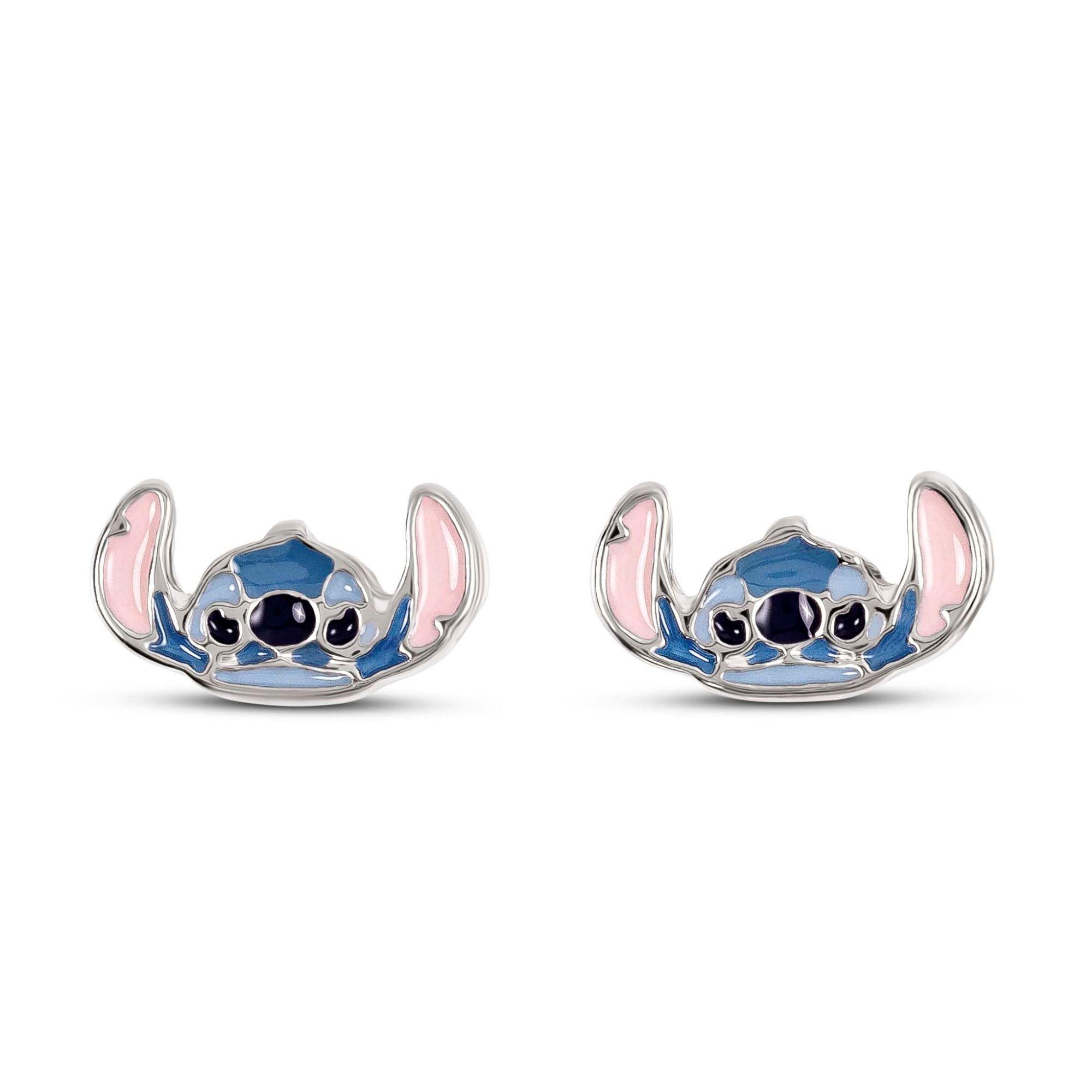 Silver - Disney Stitch - Stitch matching necklace and earring set - 3