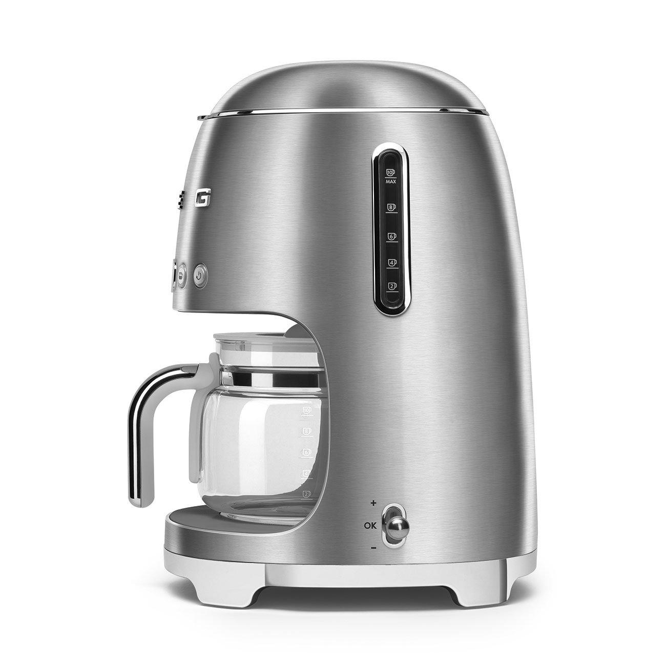 Stainless Steel - Smeg - 50s Style 10 Cup Drip Coffee Machine - 4