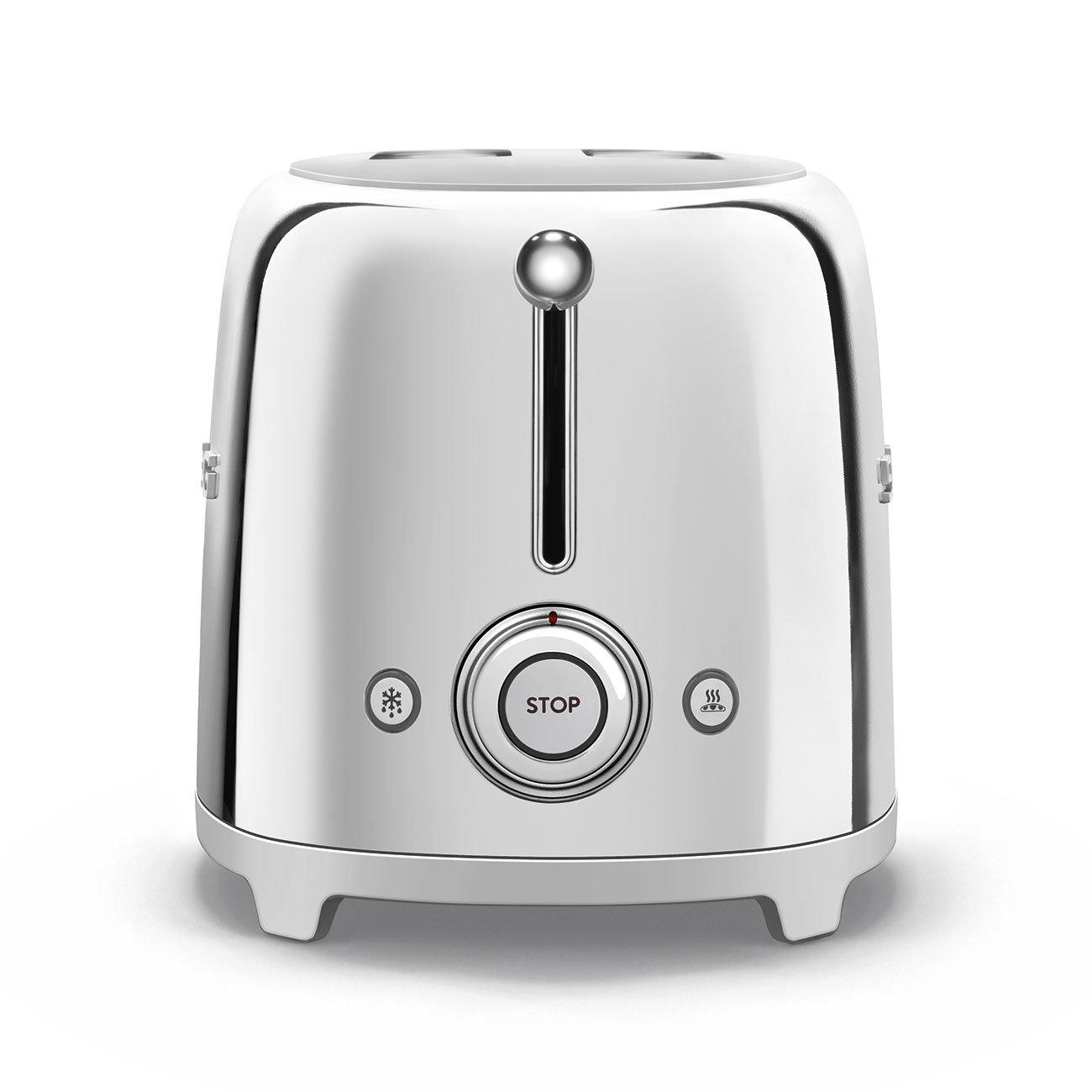Stainless Steel - Smeg - 50s Style 2 Slice Toaster Stainless Steel - 3