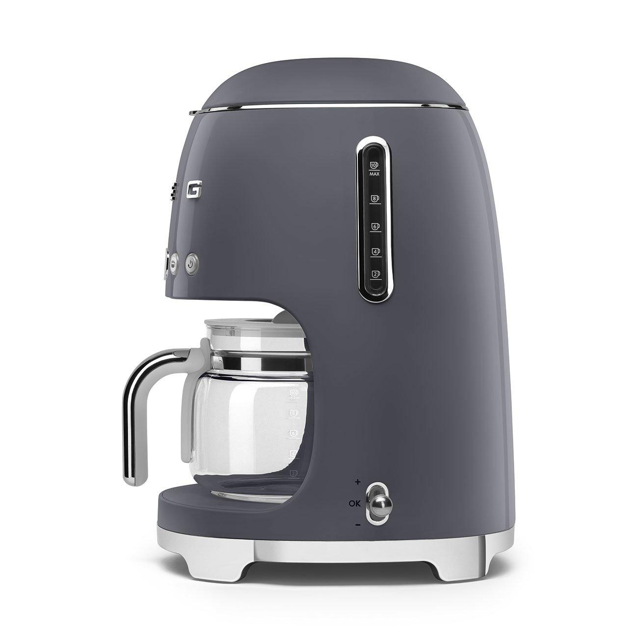 Grey - Smeg - 50s Style 10 Cup Drip Coffee Machine - 4