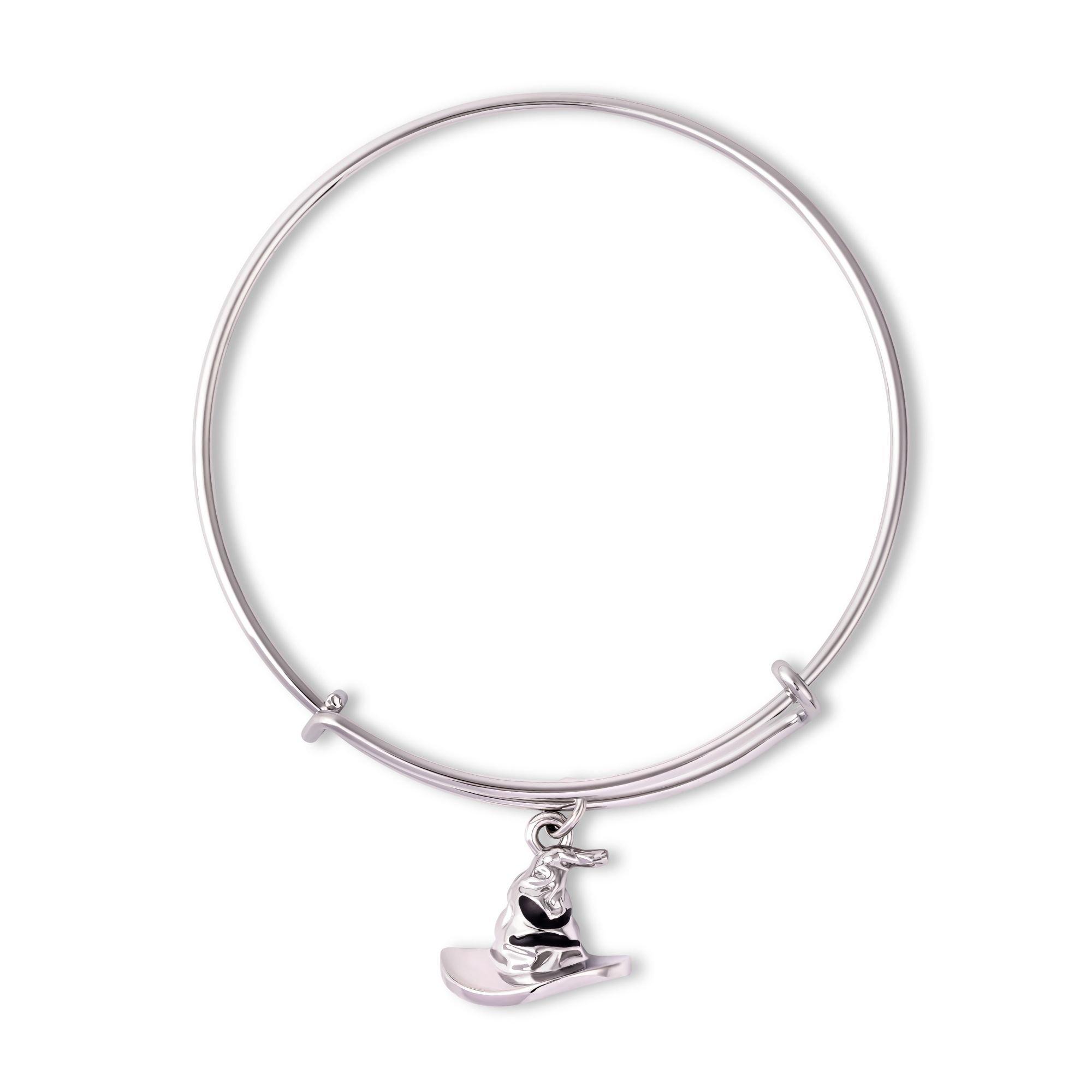 Silver - Harry Potter - Harry Potter Sorting Hat earrings and bangle set - 3