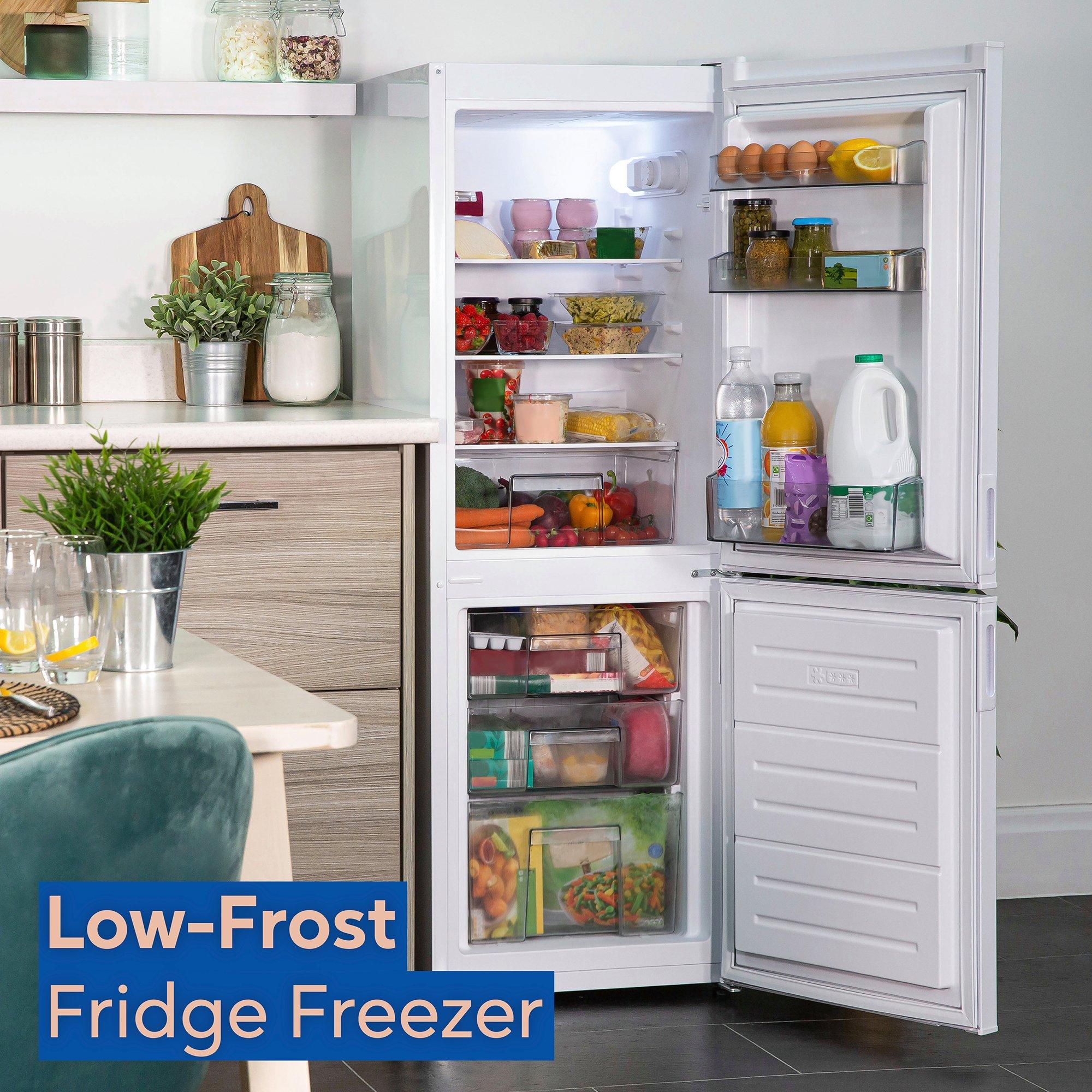 White - Russell Hobbs - RH145FF501E1W Freestanding Low Frost Fridge Freeze - 3