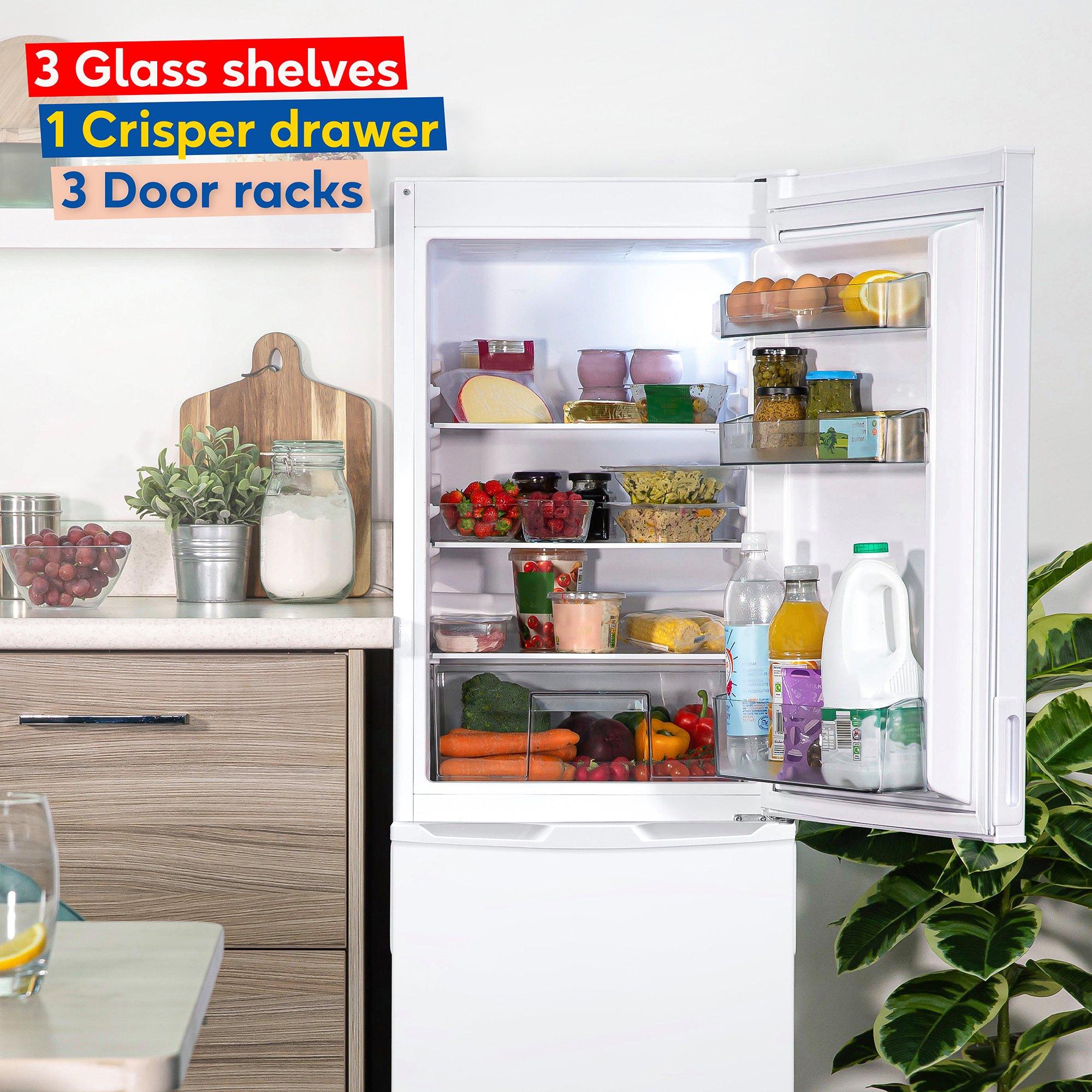 White - Russell Hobbs - RH145FF501E1W Freestanding Low Frost Fridge Freeze - 5