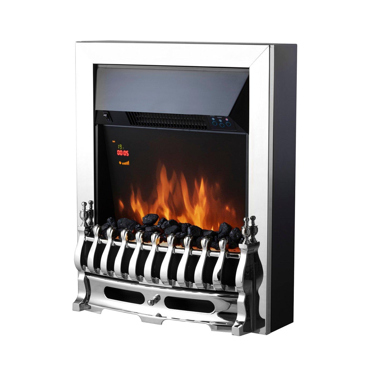 WARMLITE - Electric Fire Inset - 2000W - Chrome - 19 inch - Image 8