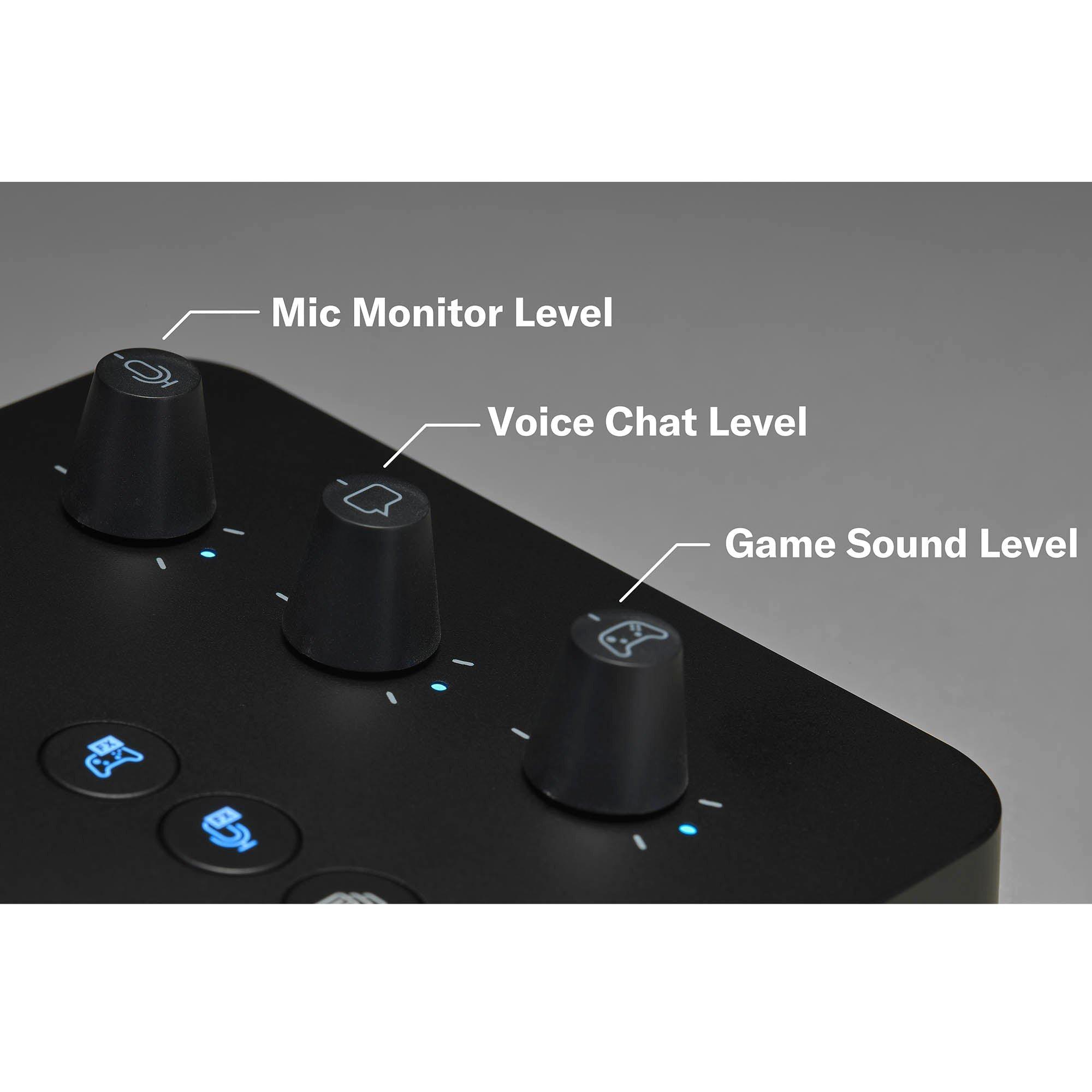 Black - Yamaha - Gaming Mixer for Voice Chat Game Streaming - 7