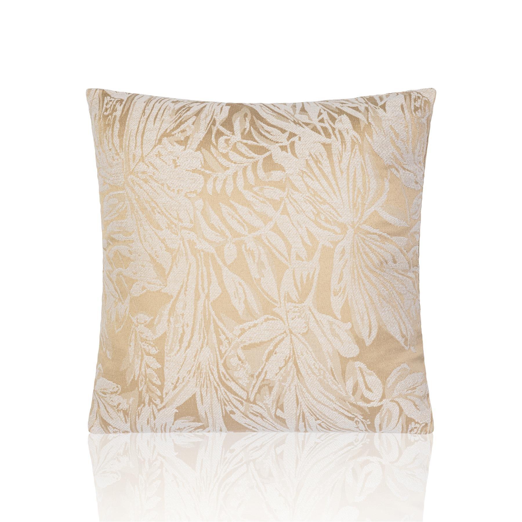 Cream - Alan Symonds - Botanic Floral Soft Chenille Cushion Set of 4 - 2