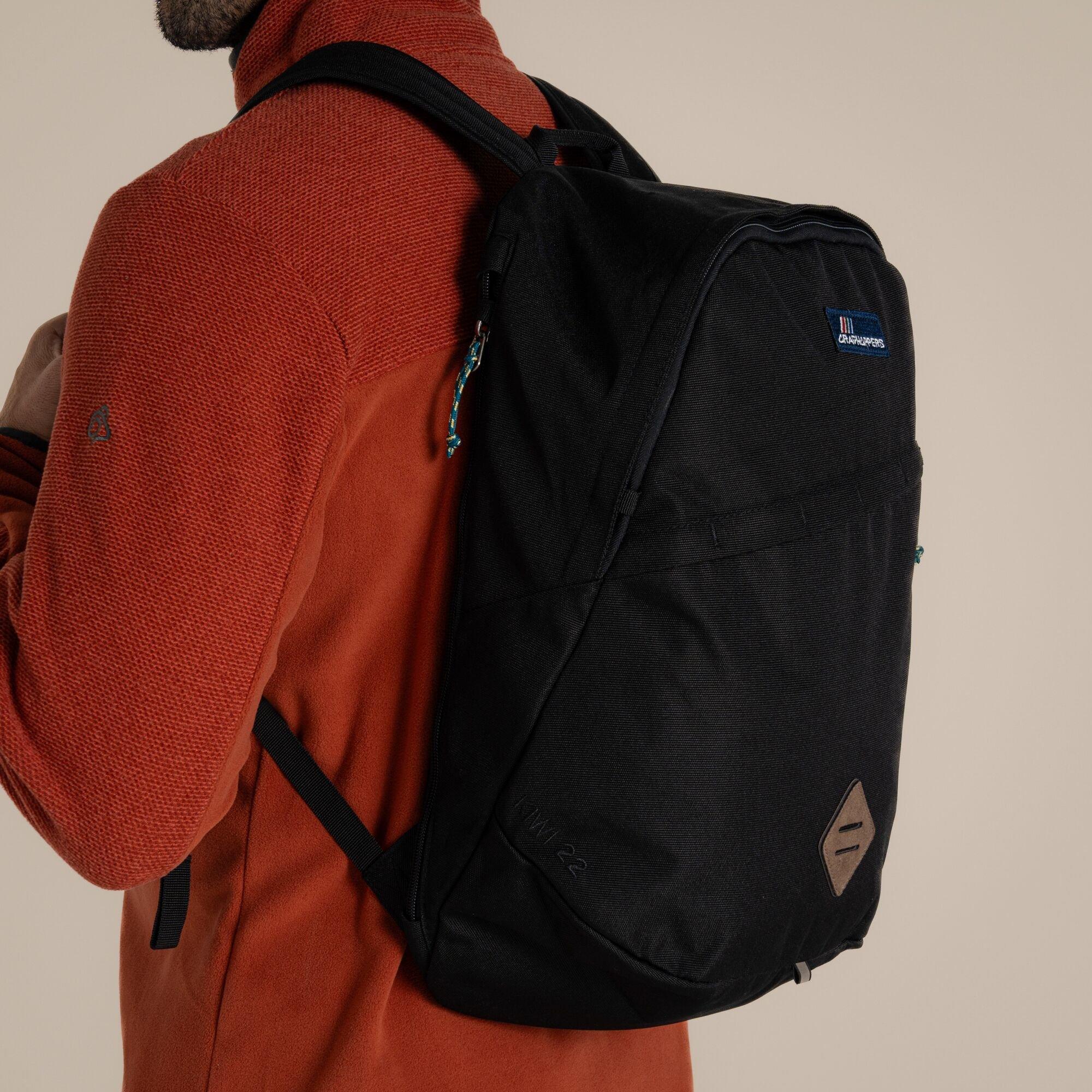 Black - Craghoppers - 22-Litre Kiwi II Water-Repellent  Back Pack - 4