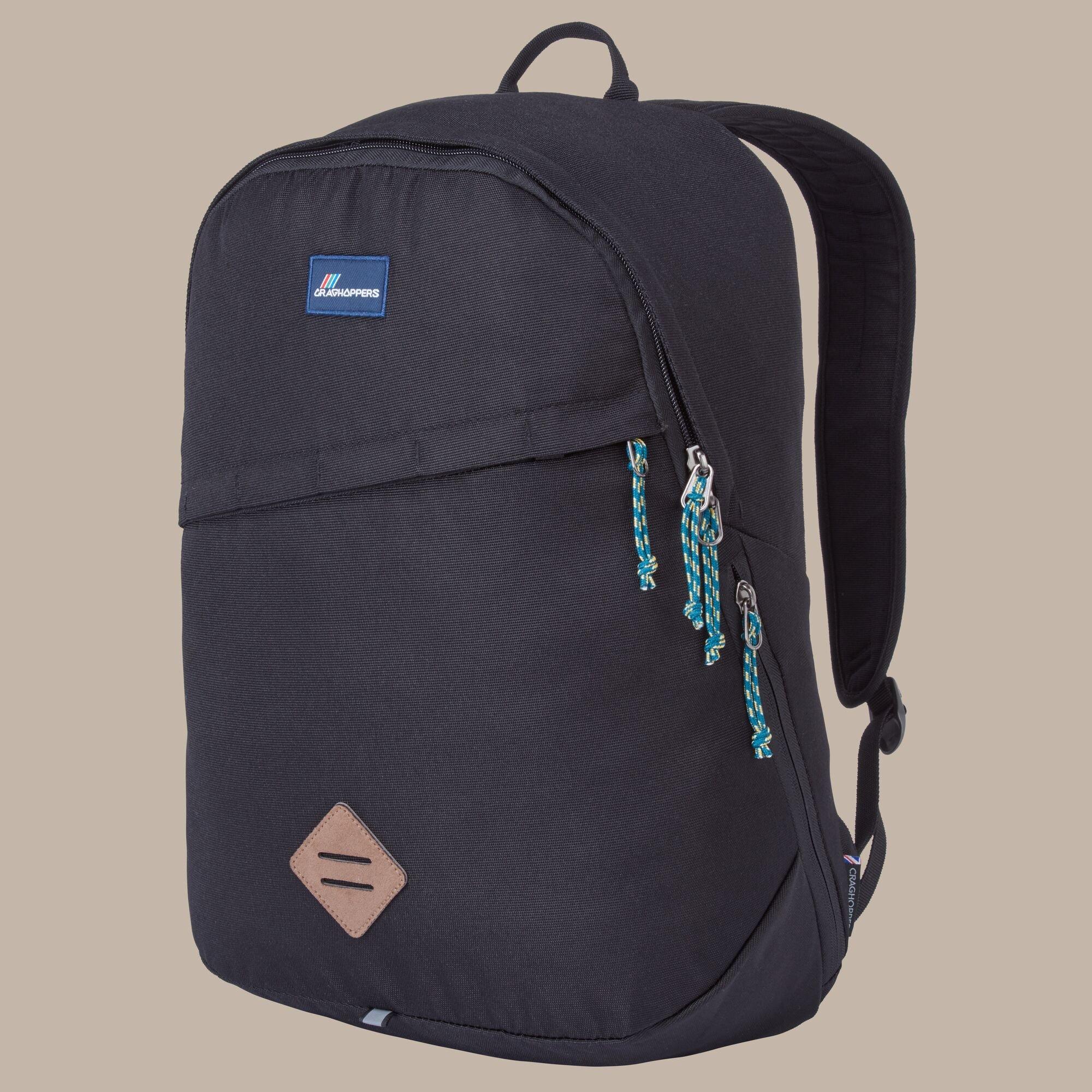 Black - Craghoppers - 22-Litre Kiwi II Water-Repellent  Back Pack - 7