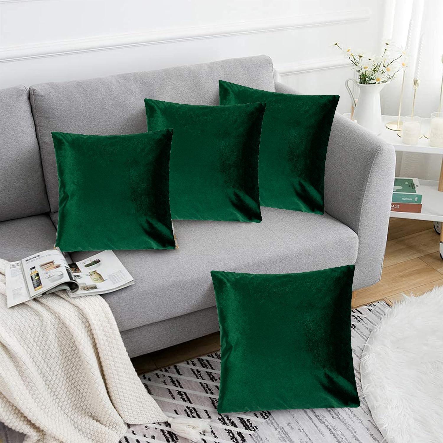 Plain Velvet Cushion Set of 4
