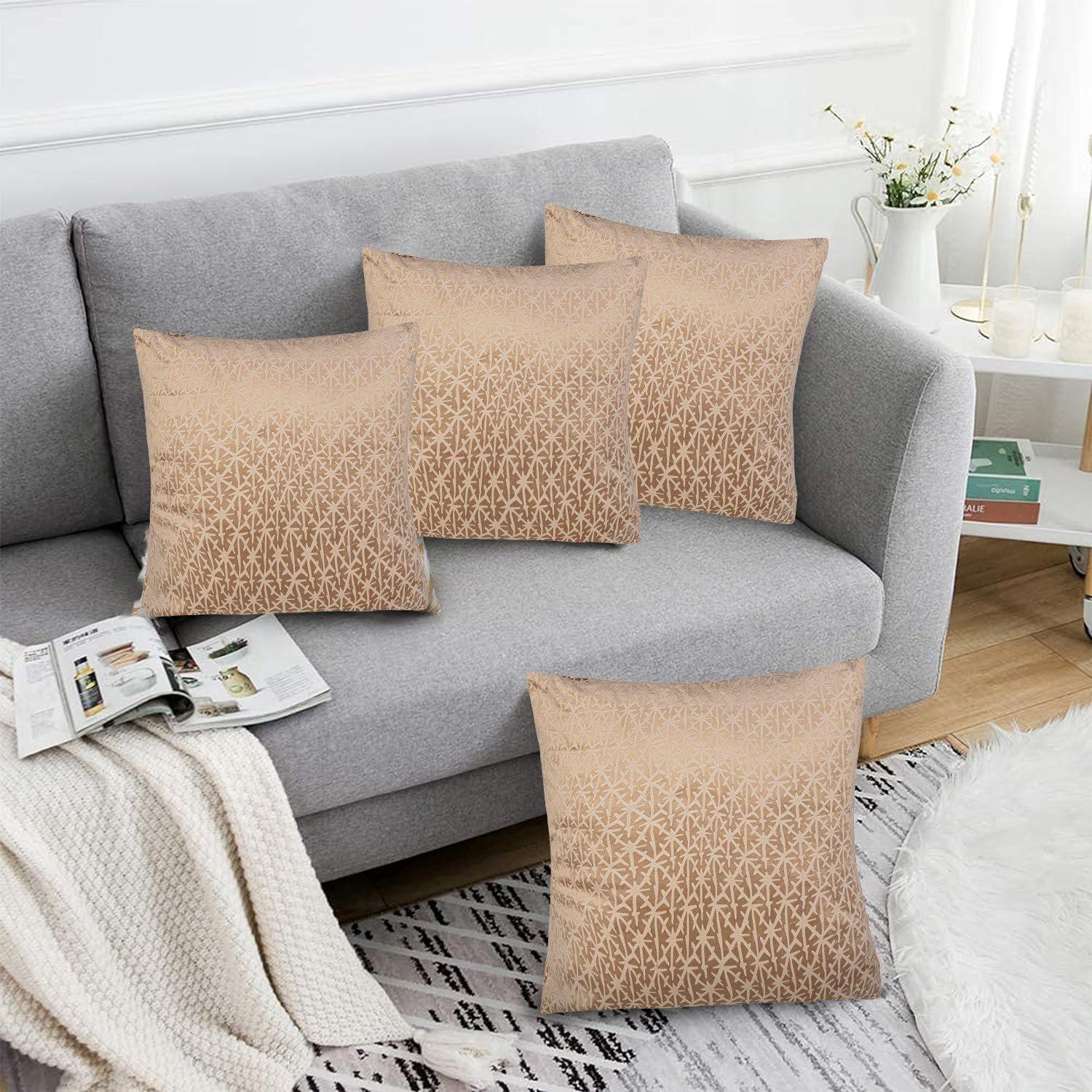 Textured Velvet Cushion Set of 4