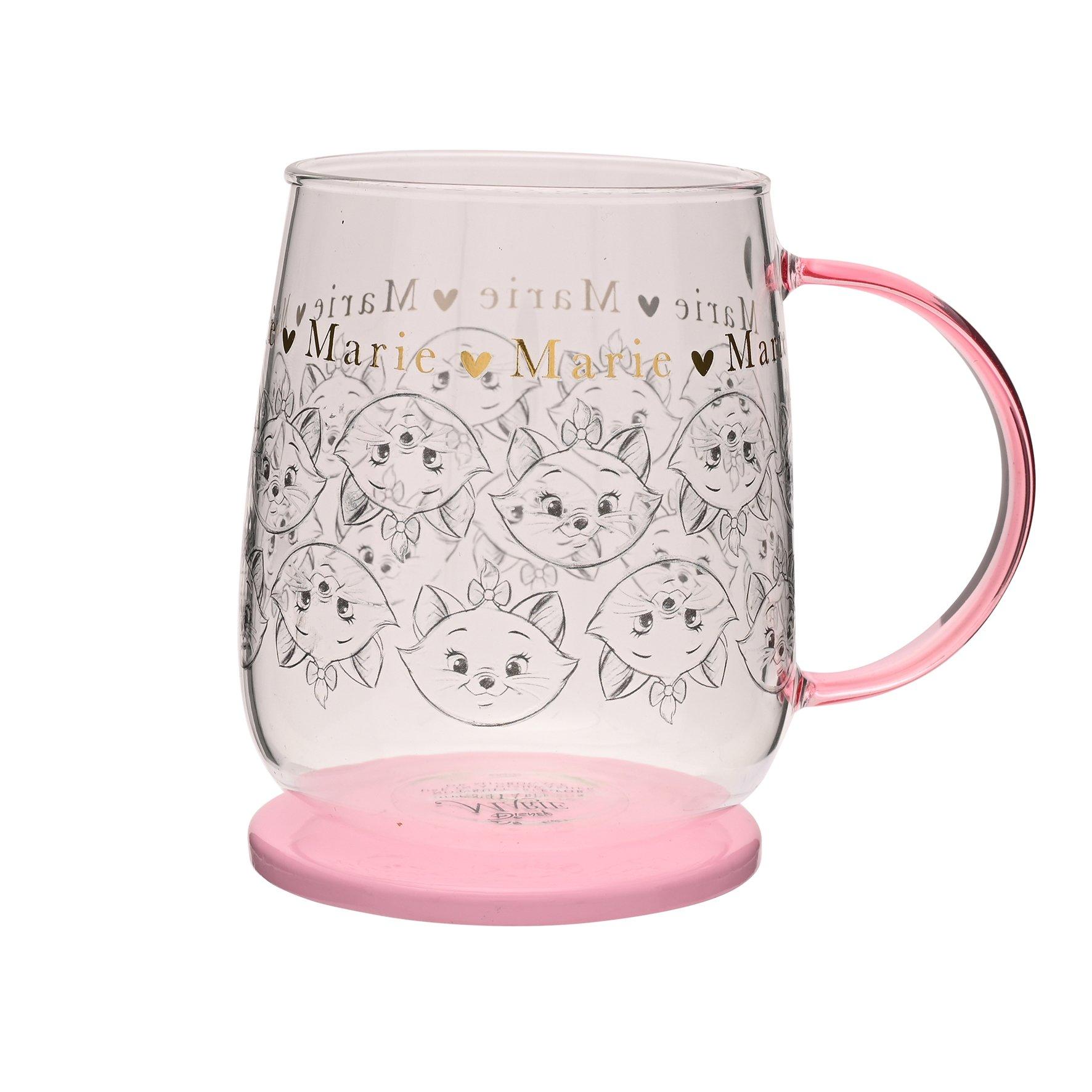 Multi - Disney - Disney Classic Glass Mug With Lid Marie - 3