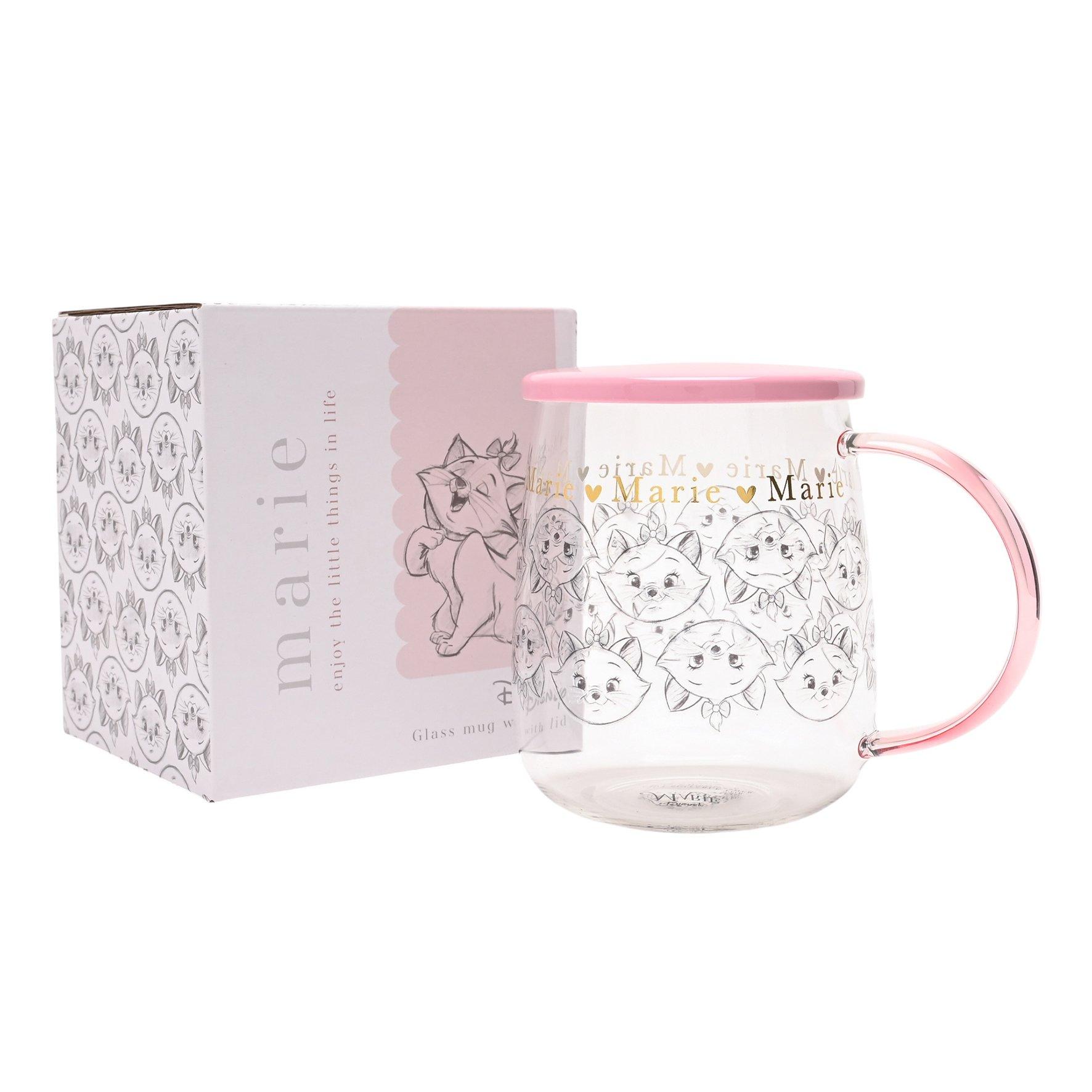 Multi - Disney - Disney Classic Glass Mug With Lid Marie - 4