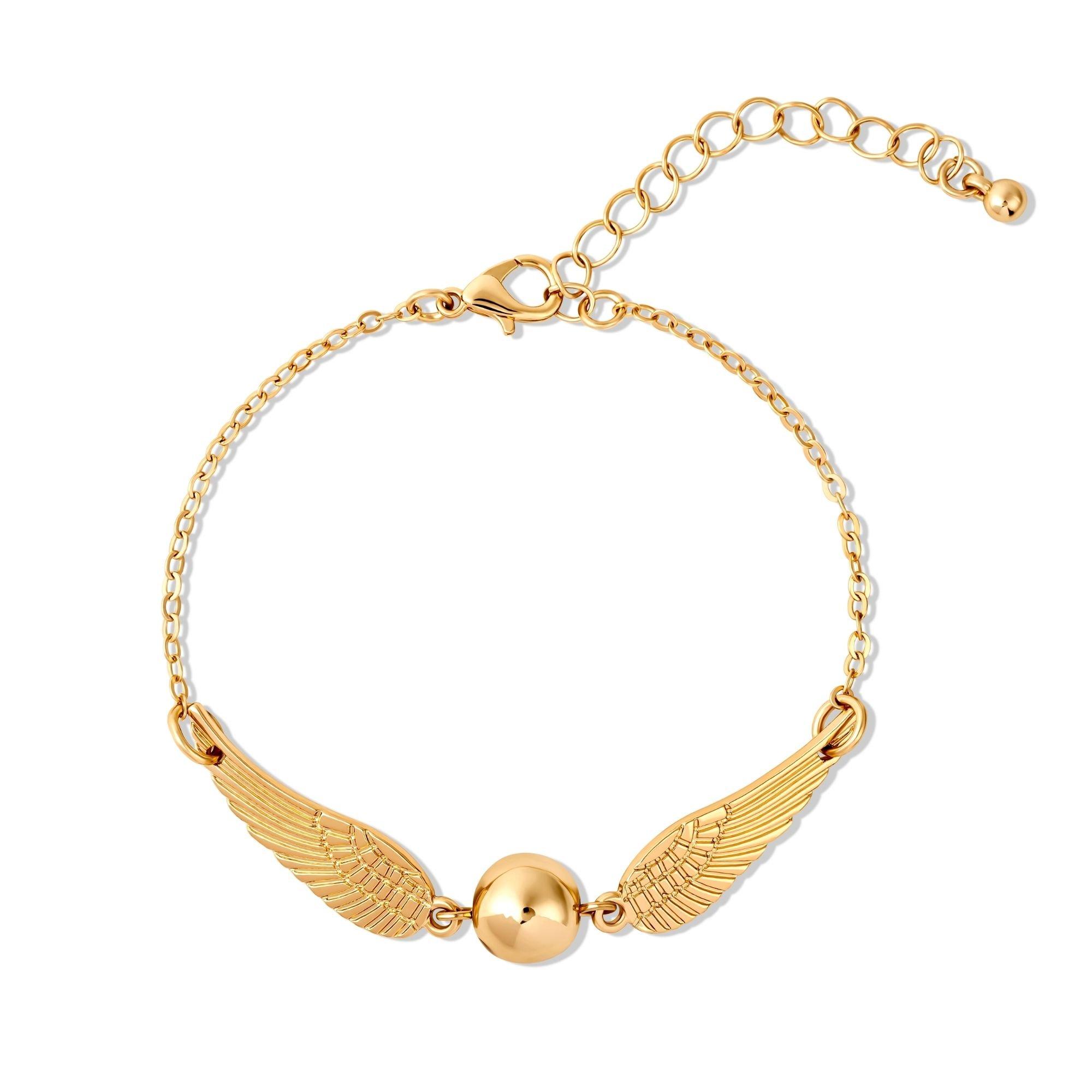 Gold - Harry Potter - Harry Potter Golden Snitch earrings & bracelet set - 3