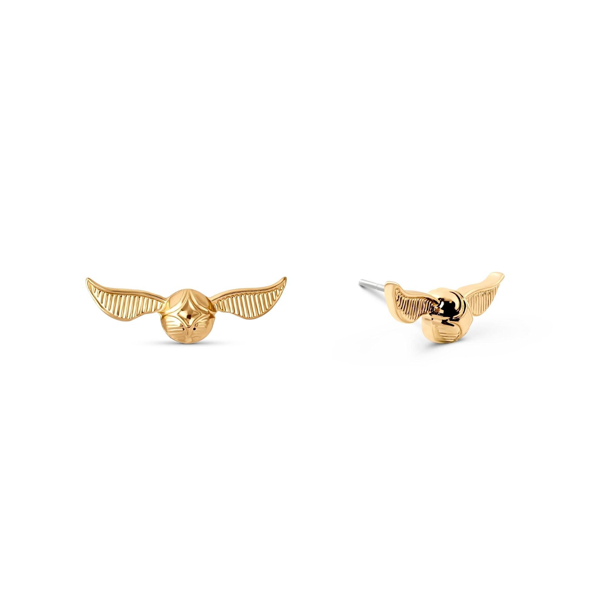 Gold - Harry Potter - Harry Potter Golden Snitch earrings & bracelet set - 6
