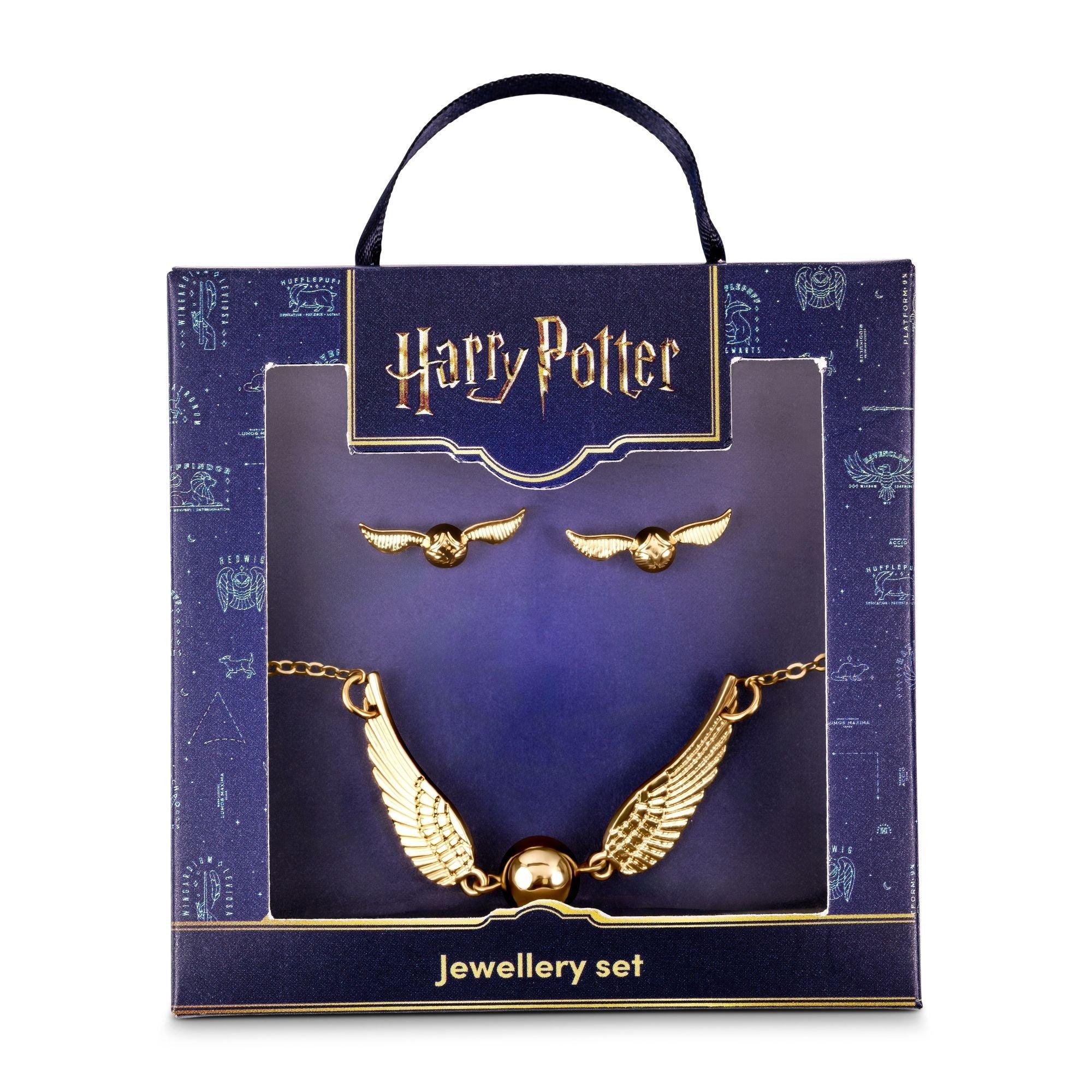 Gold - Harry Potter - Harry Potter Golden Snitch earrings & bracelet set - 7