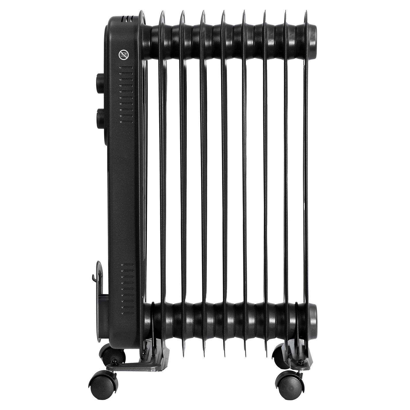 Matt Black - Russell Hobbs - RHOFR9004B Oil Filled Radiator - 9