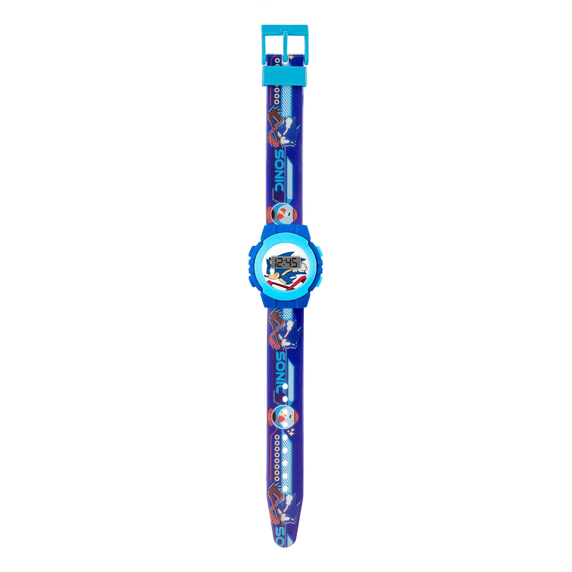 Blue - Sonic - Sonic the Hedgehog Digital Strap Watch - 2