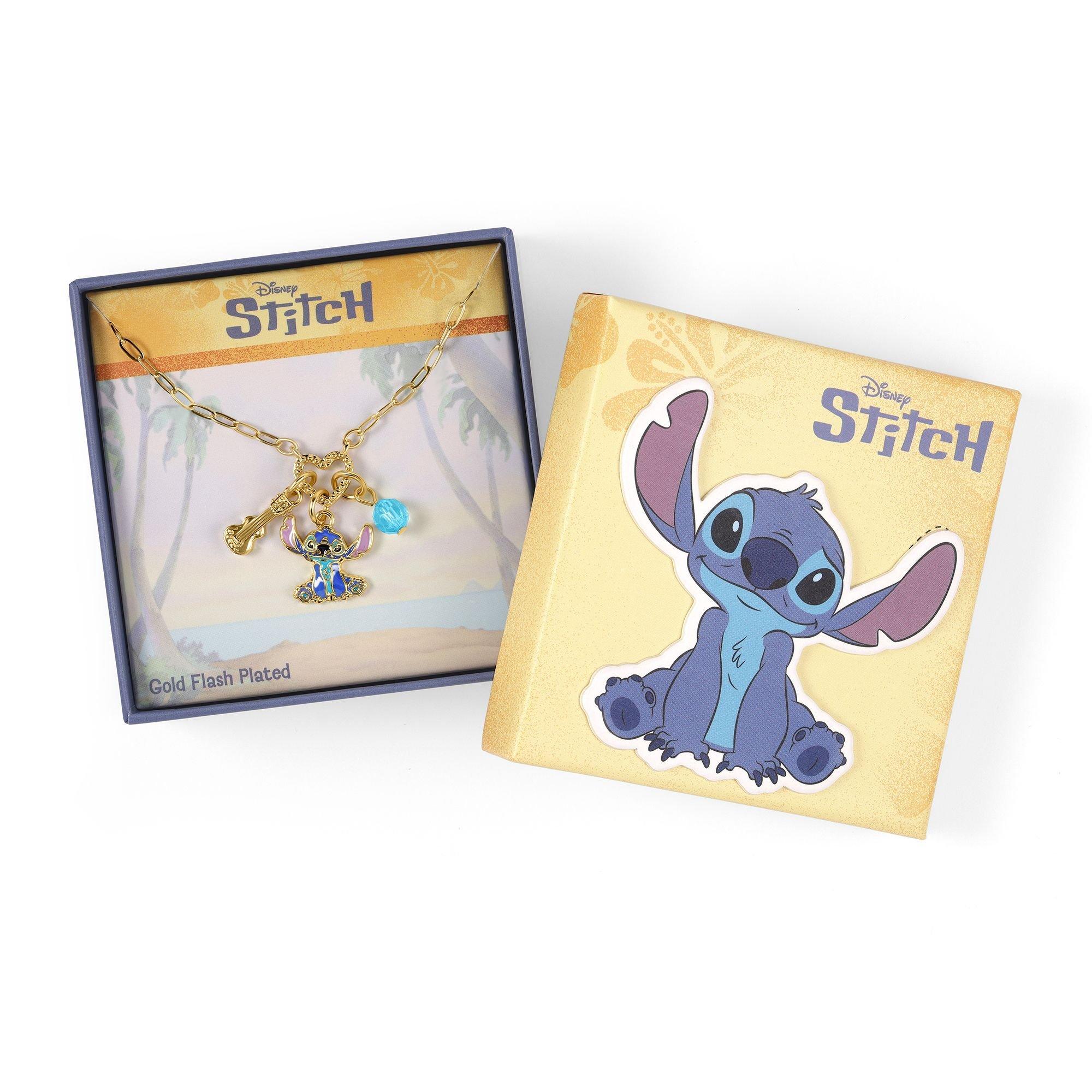 Gold - Disney Stitch - Stitch gold plated charm necklace - 3