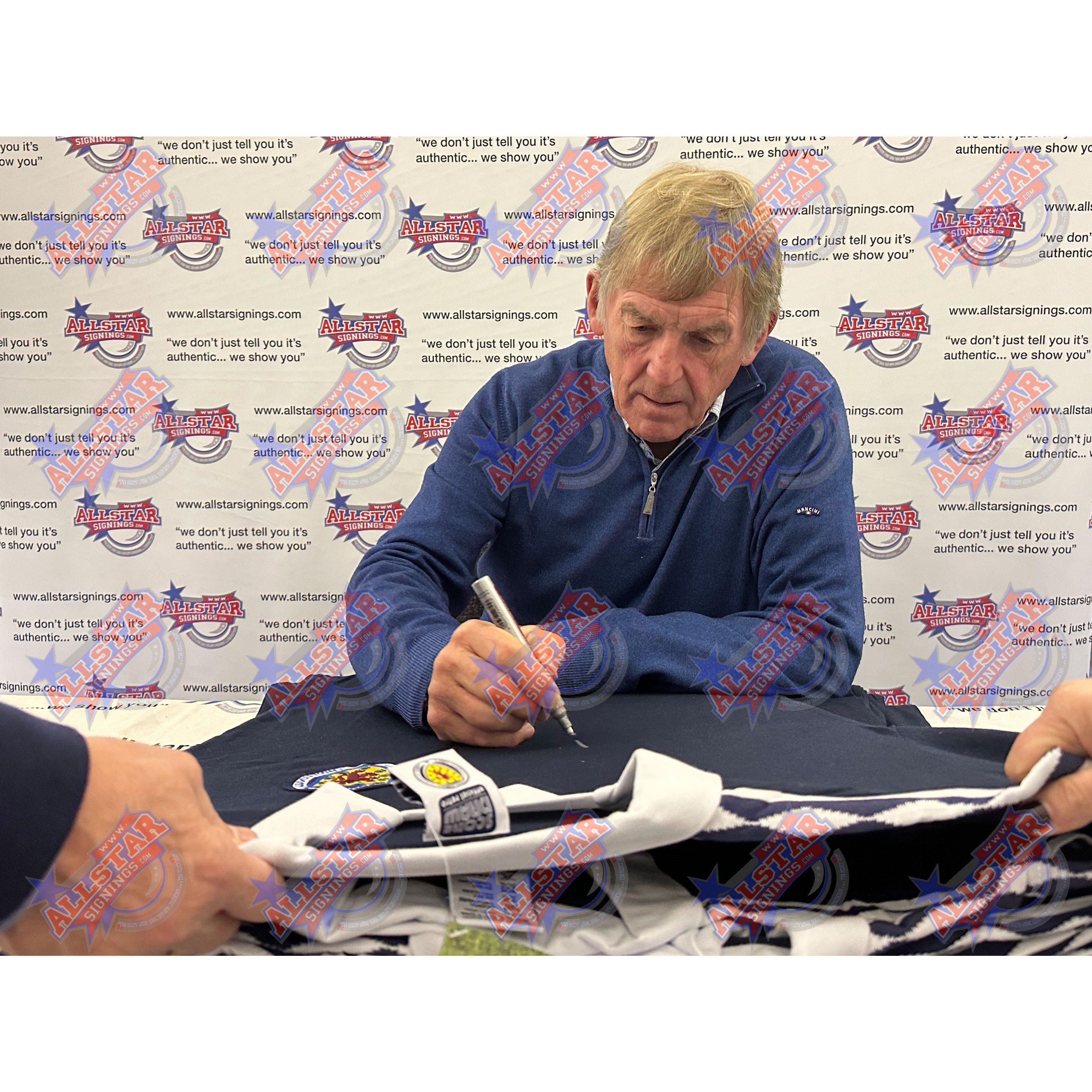 Blue - AllStarSignings Ltd - Kenny Dalglish signed & framed Scotland shirt - 2