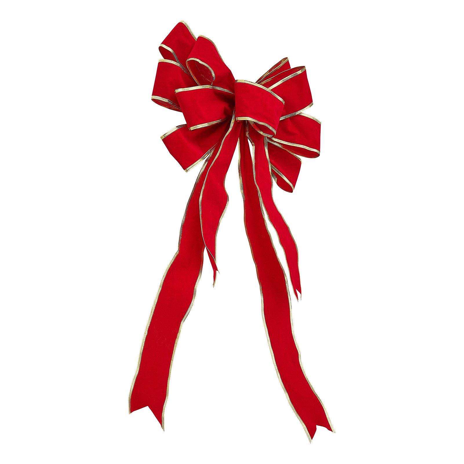 Red - LIFE IDEAS - 2-Pack Christmas Bows - 3