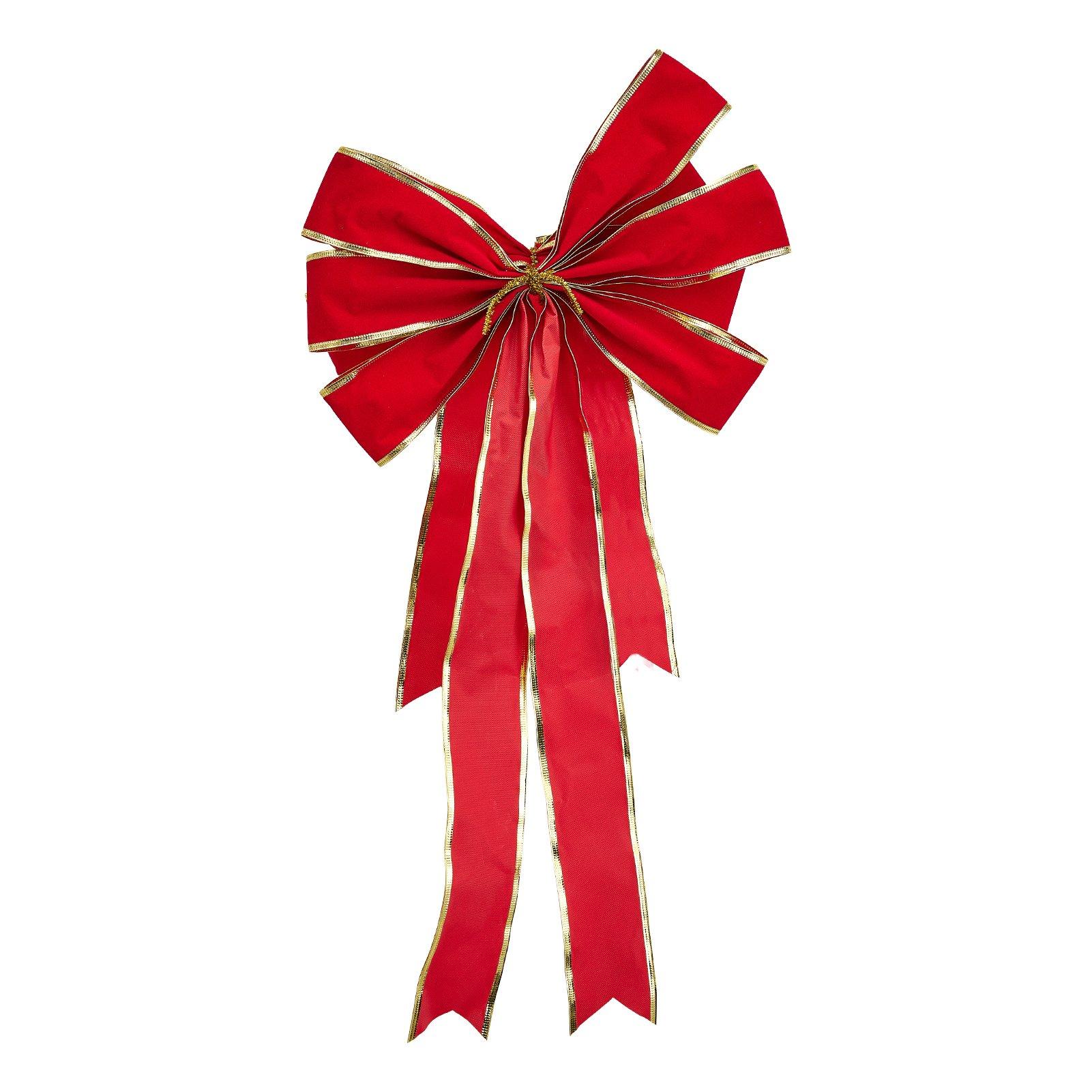 Red - LIFE IDEAS - 2-Pack Christmas Bows - 4