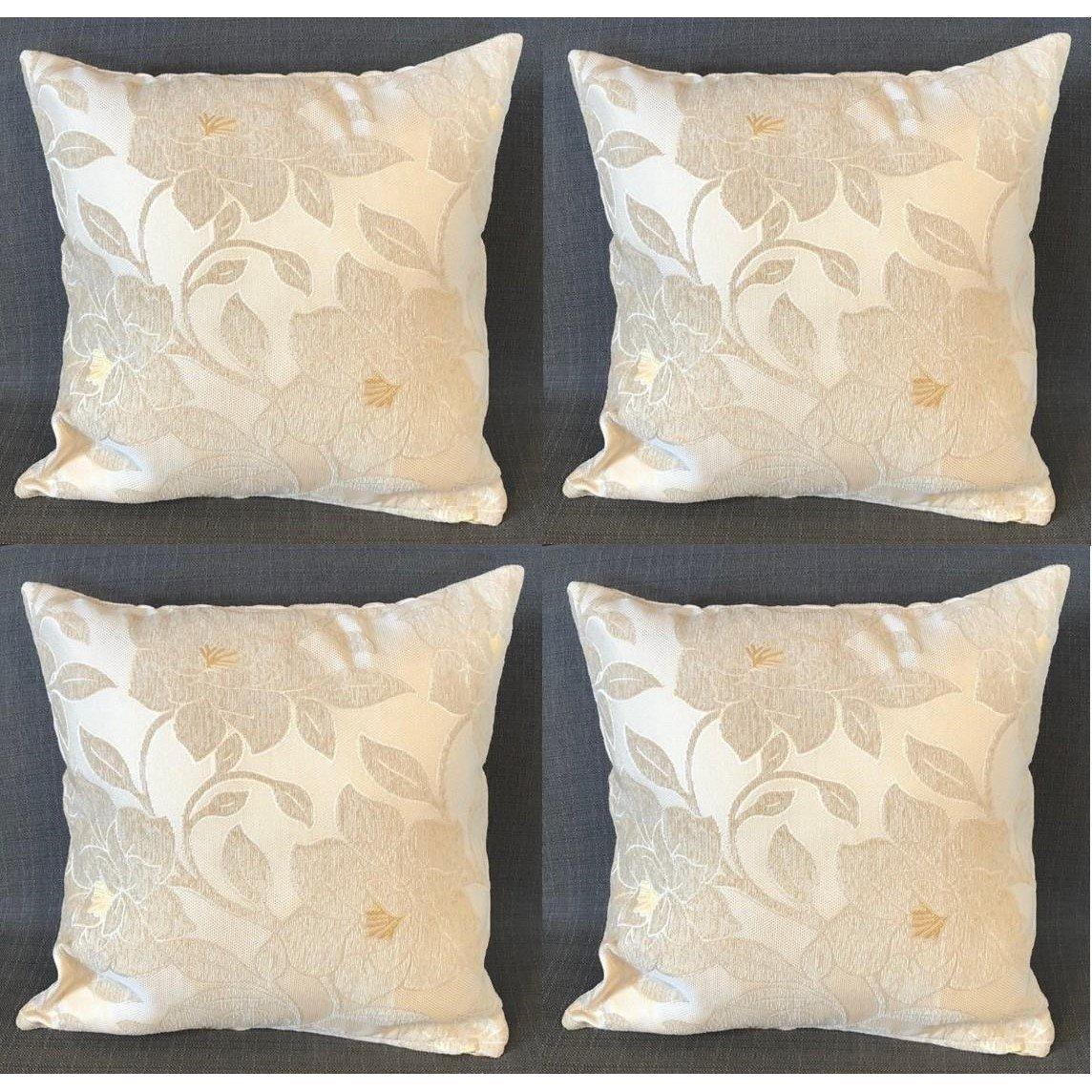 Peony Chenille Cushion Set of 4