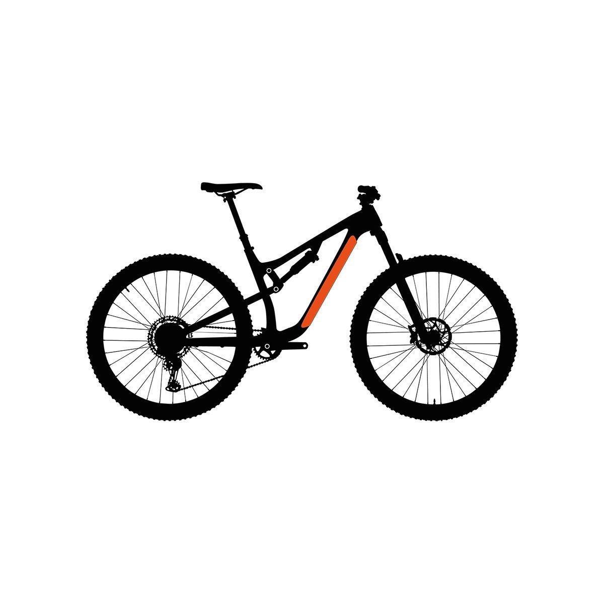 Clear - Bike Shield - Tube Shield Medium Kit - 2