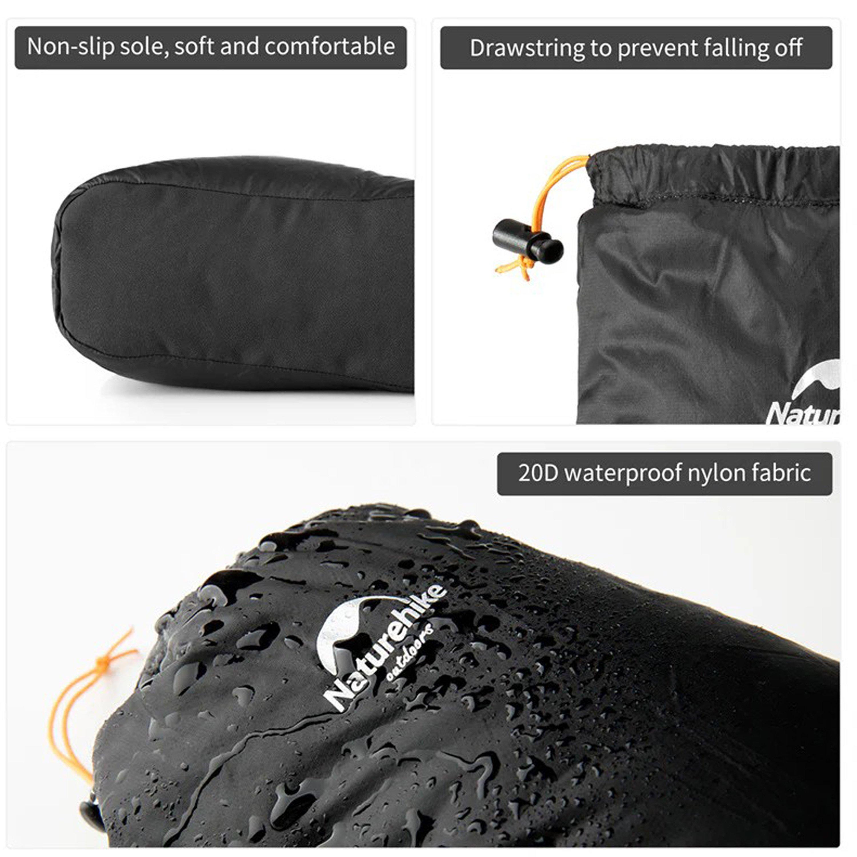 Black - Naturehike - White Goose Down Footwear - 3