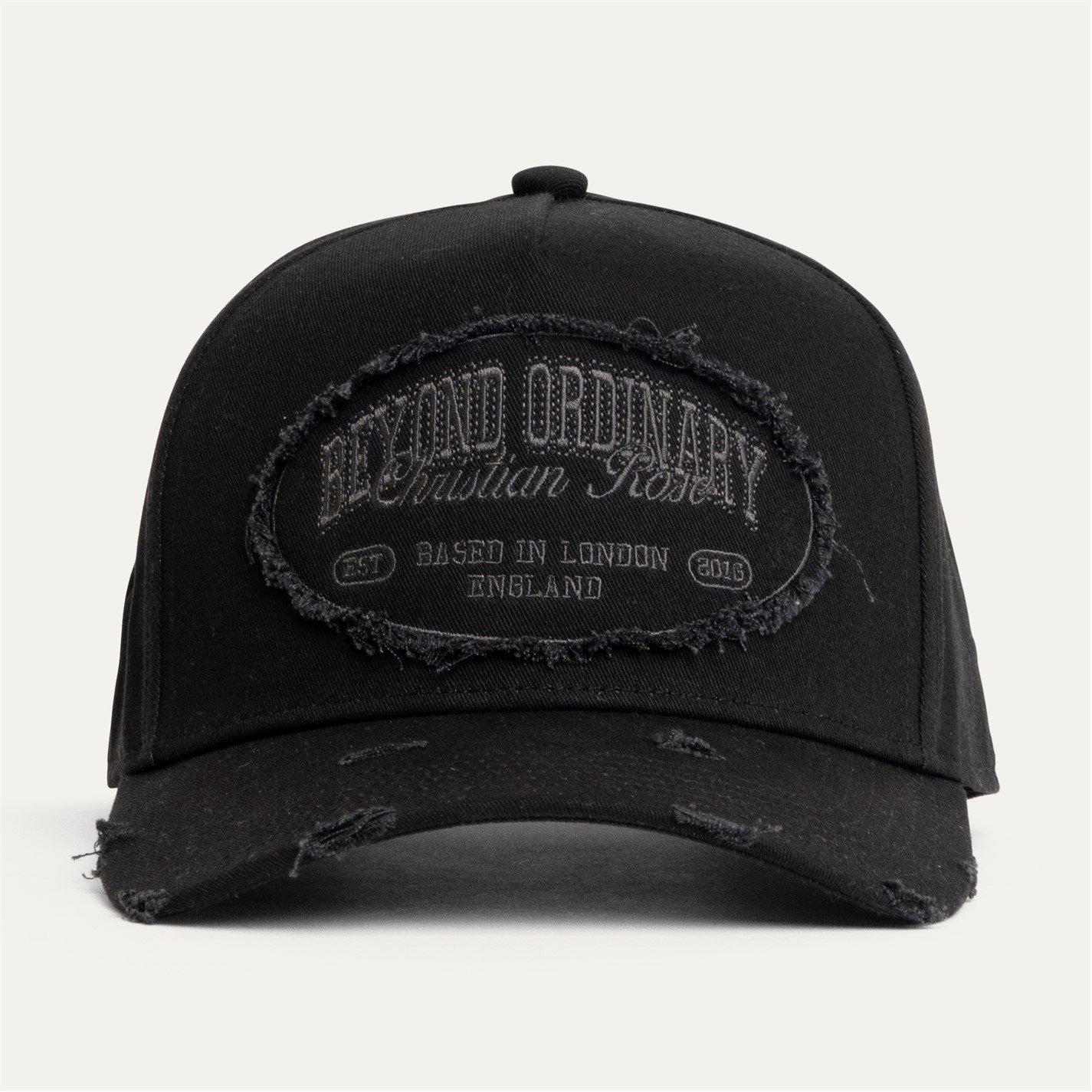 Black/Black - Christian Rose - Beyond Ordinary Vol II Distressed Cap - 2