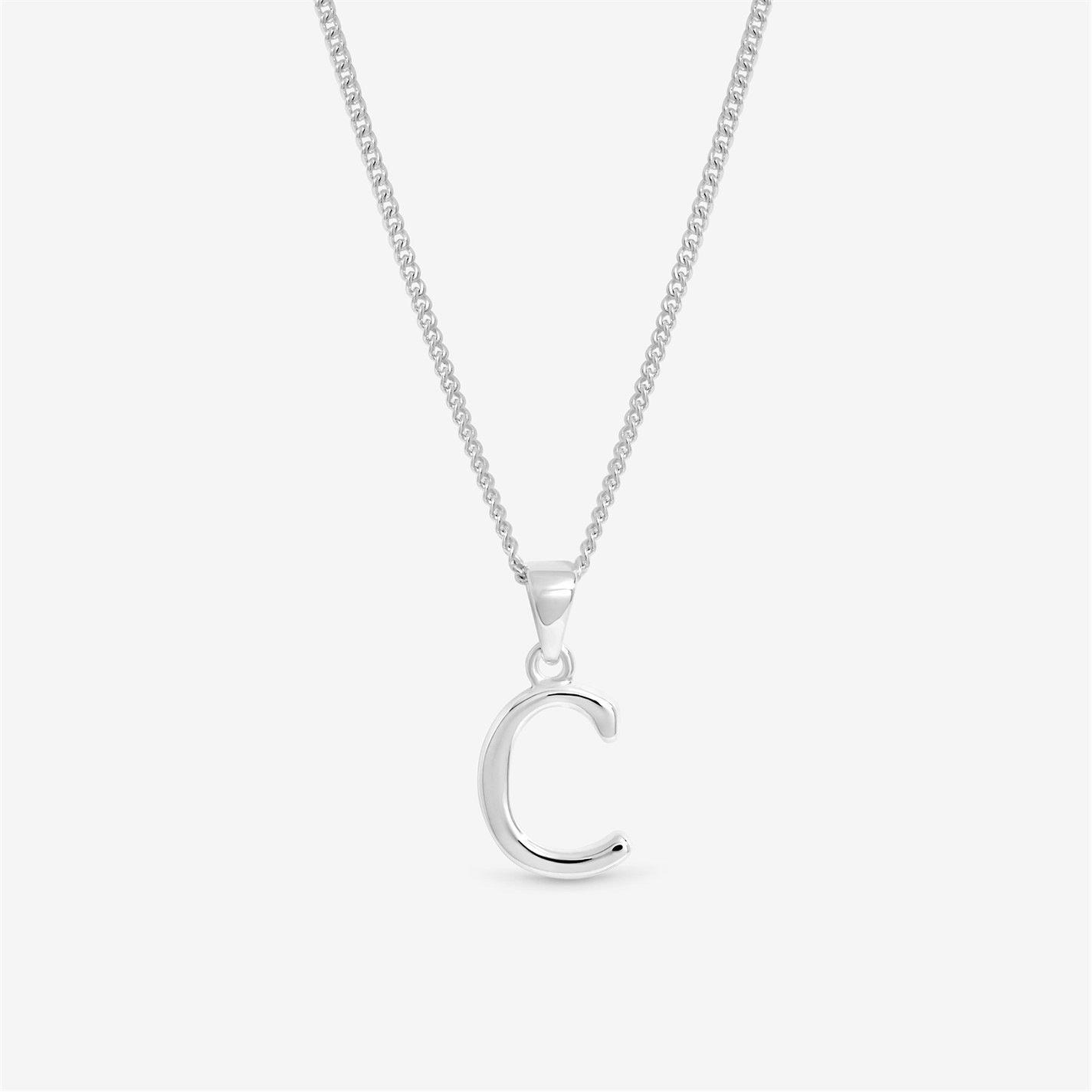 Silver - Simply Silver - Simply Silver Sterling Silver 925 Initial Pendant - 1