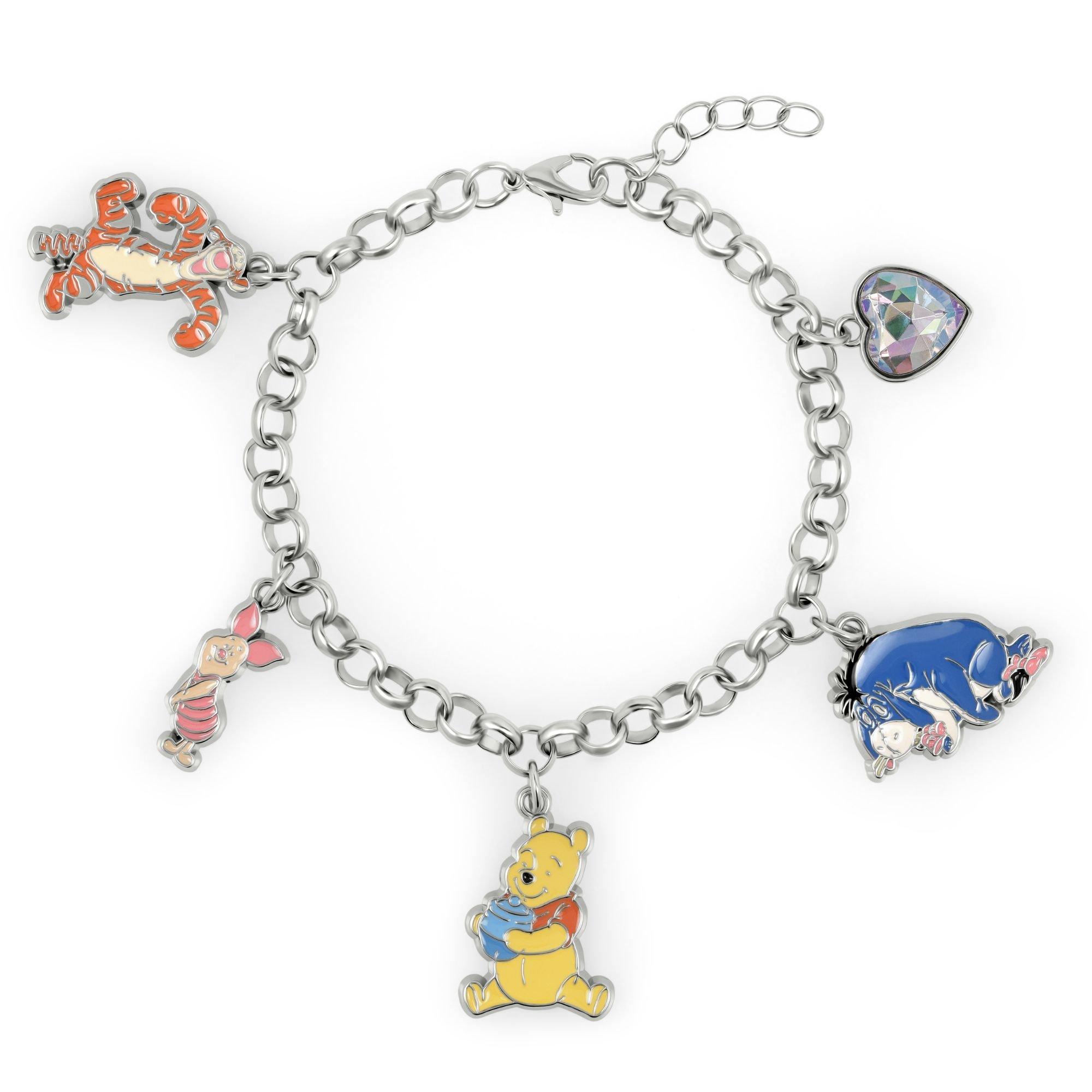 Silver - Winnie The Pooh - Winnie the Pooh charm bracelet - 1