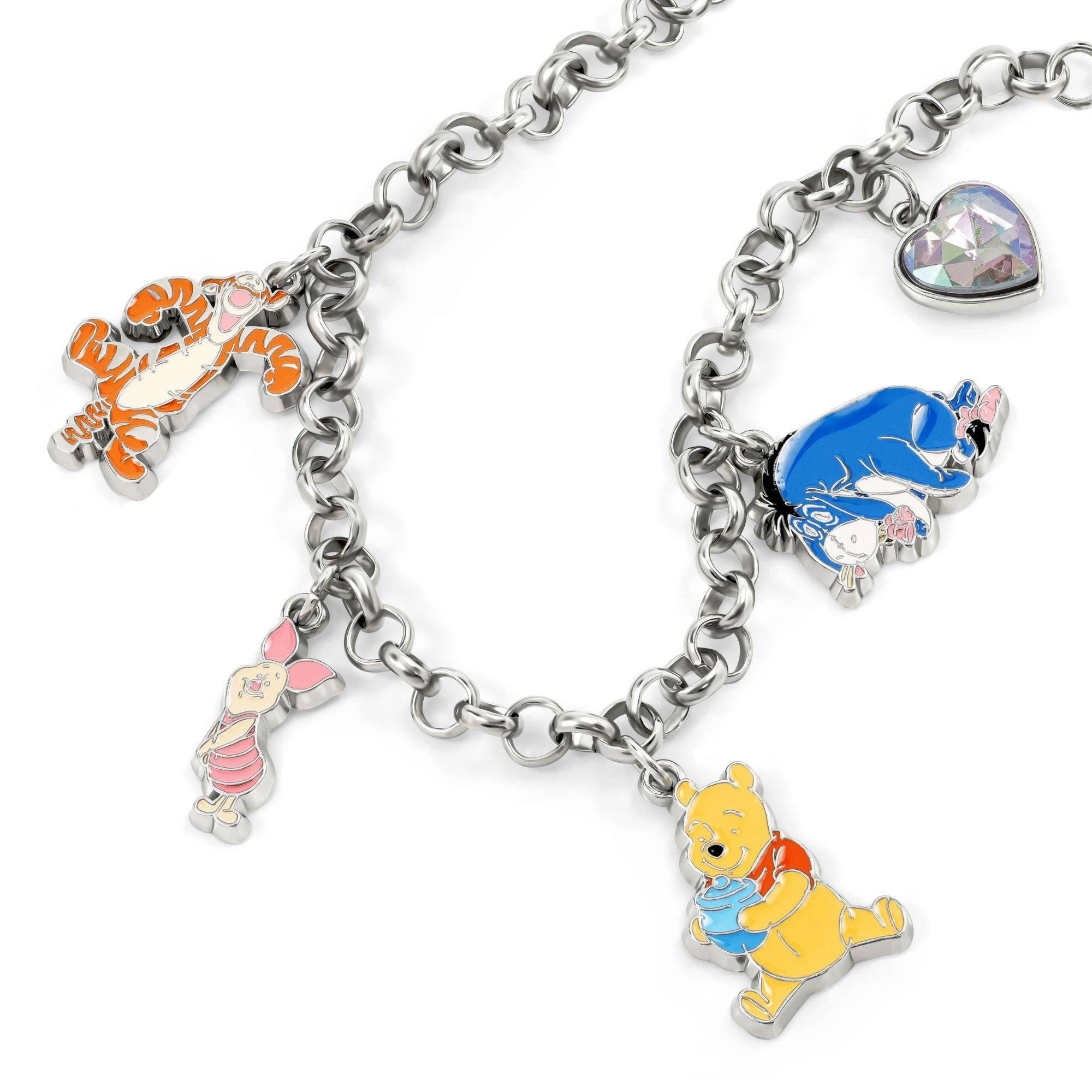 Silver - Winnie The Pooh - Winnie the Pooh charm bracelet - 4