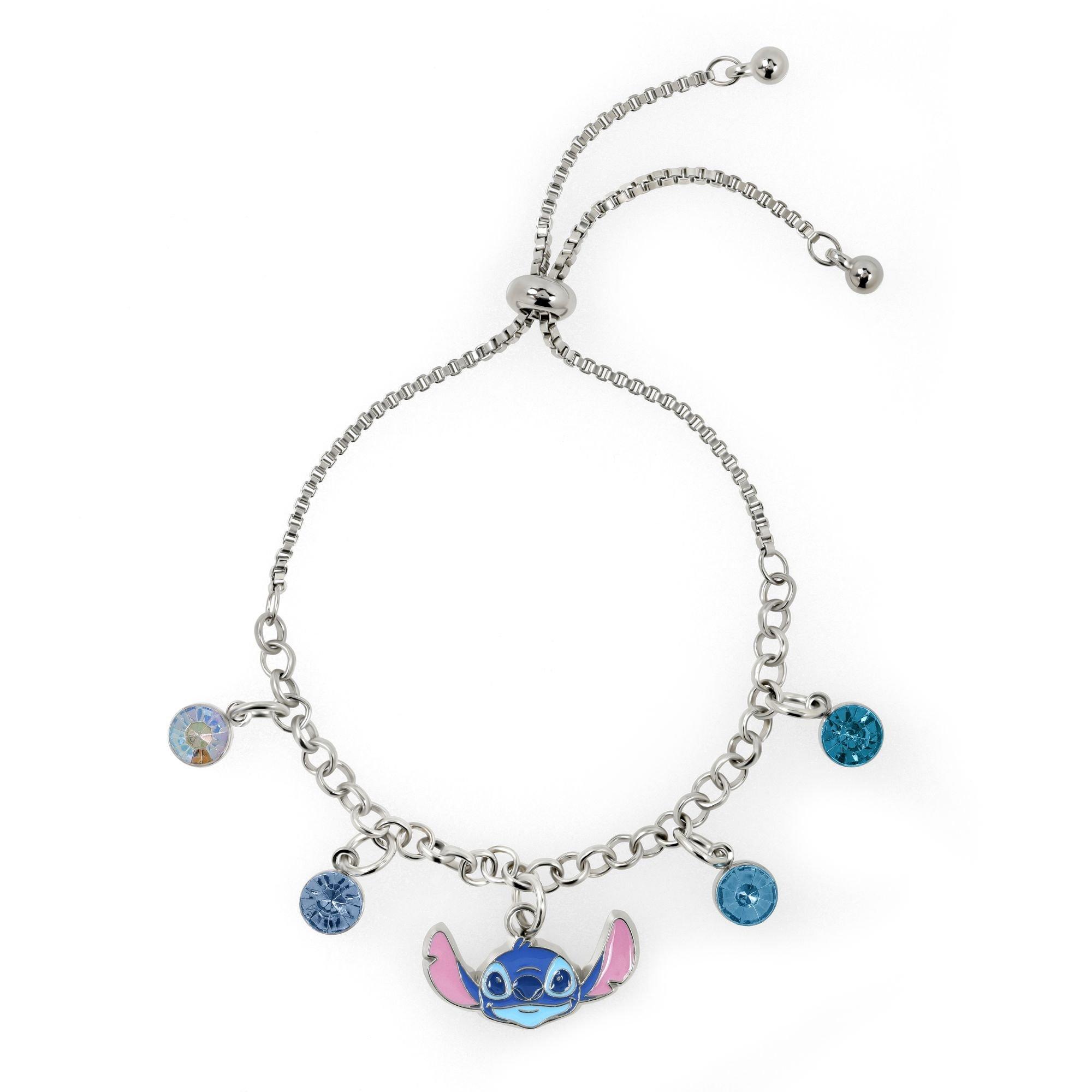 Silver - Disney Stitch - Stitch lariat blue charm bracelet - 1