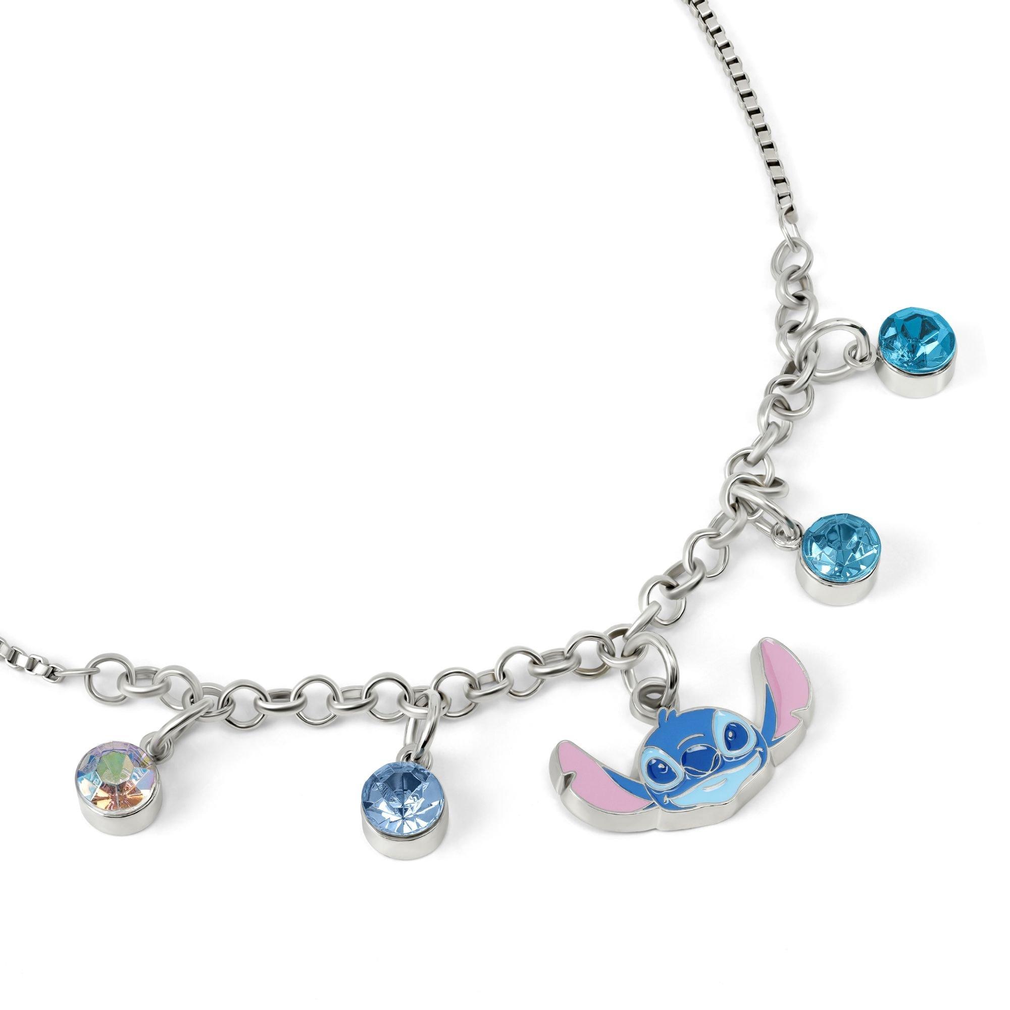 Silver - Disney Stitch - Stitch lariat blue charm bracelet - 3
