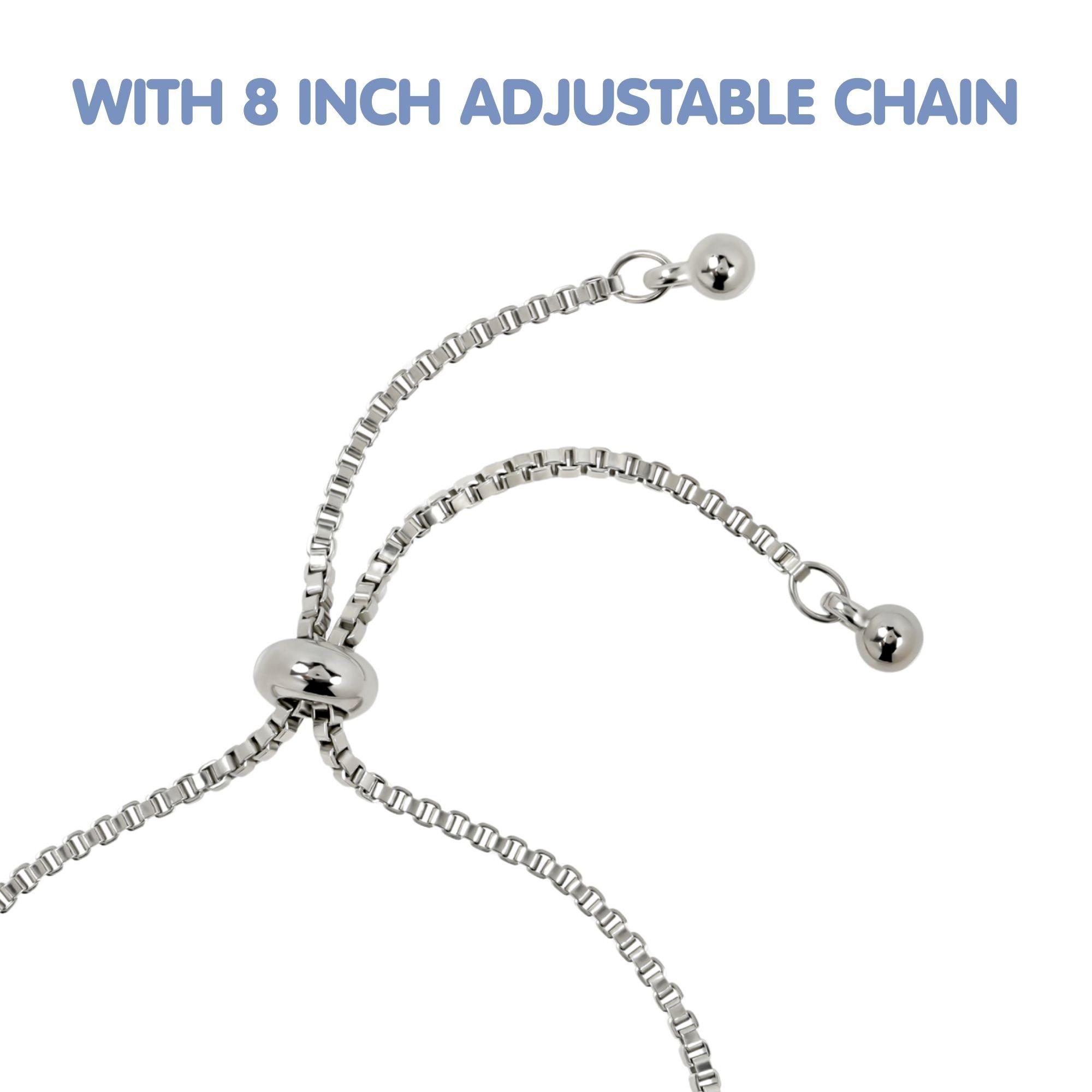 Silver - Disney Stitch - Stitch lariat blue charm bracelet - 4