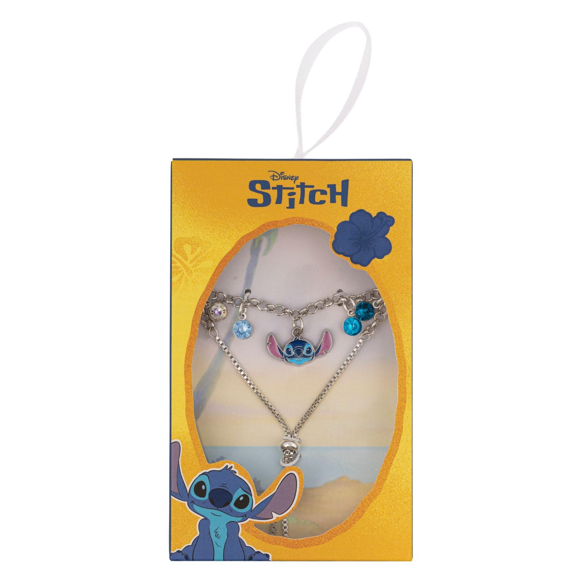 Silver - Disney Stitch - Stitch lariat blue charm bracelet - 5