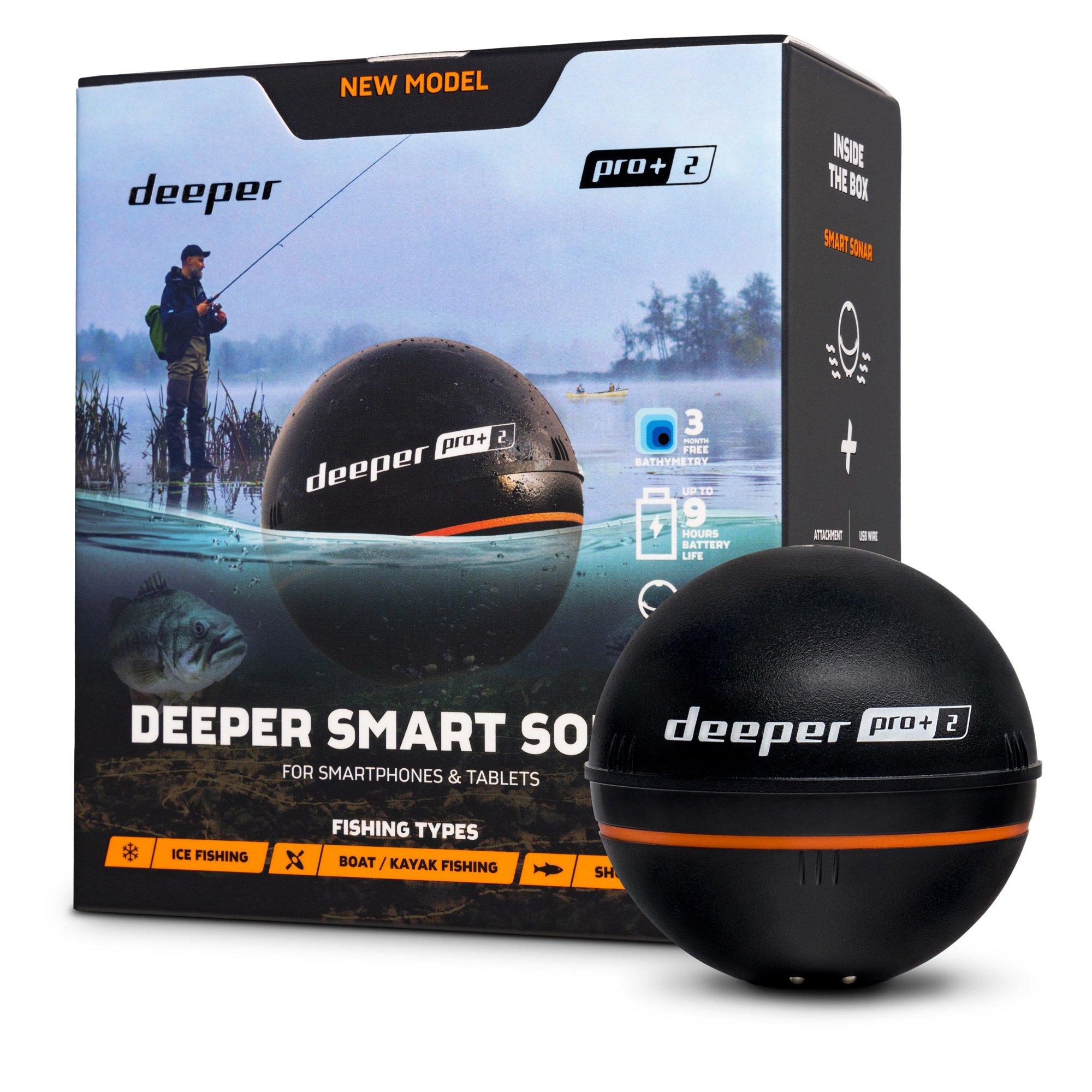 Deeper  Pro+ 2 Fish Finder - Black