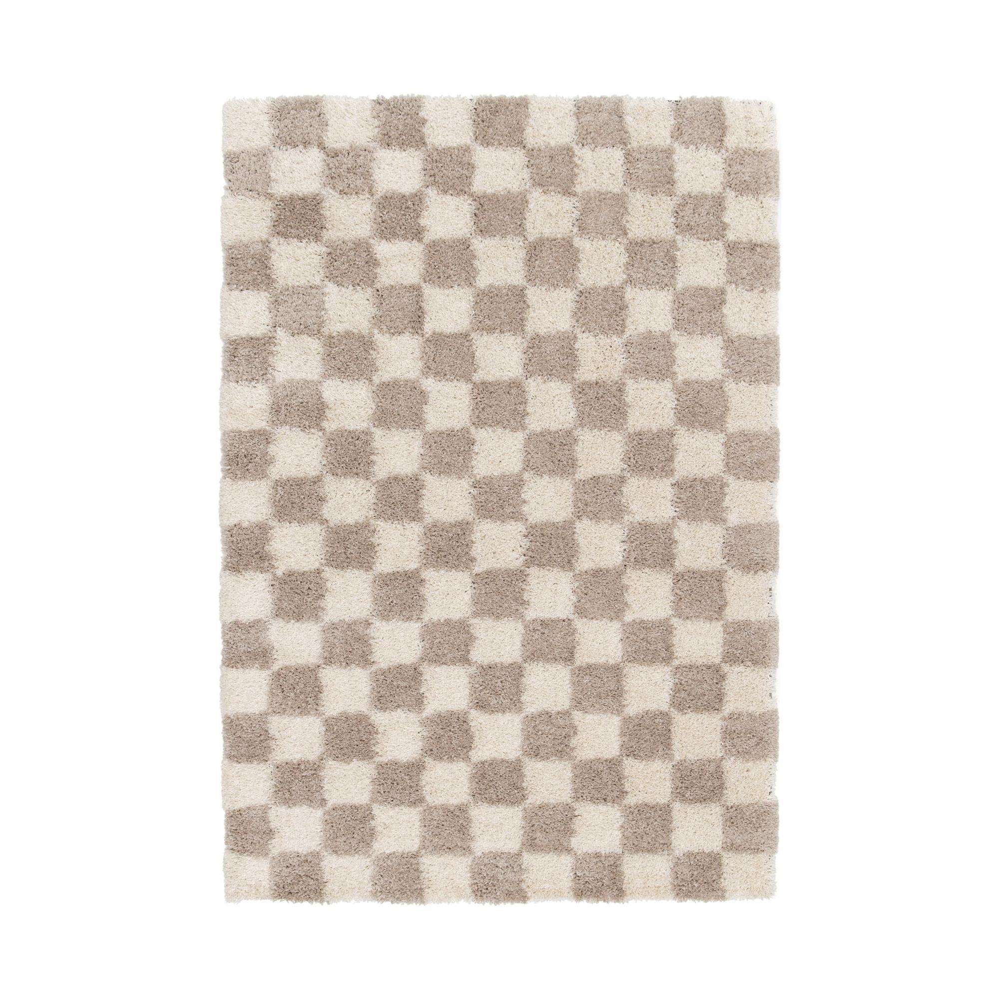 Natural - Homemaker - Roma Checks Rug Natural - 2