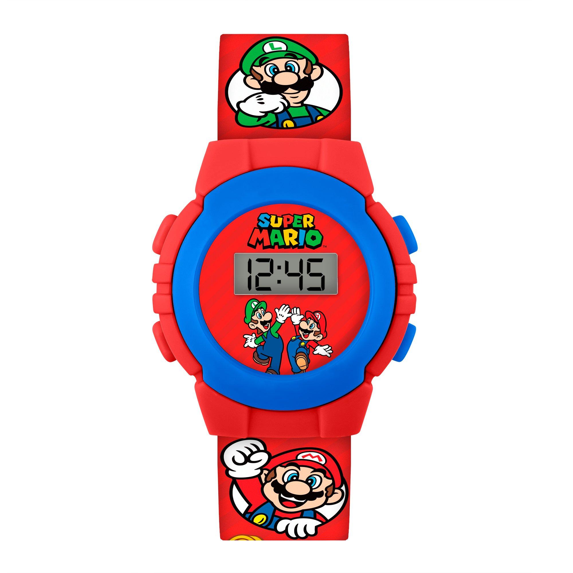 Red - Super Mario - Super Mario Bros Digital Strap Watch - 1