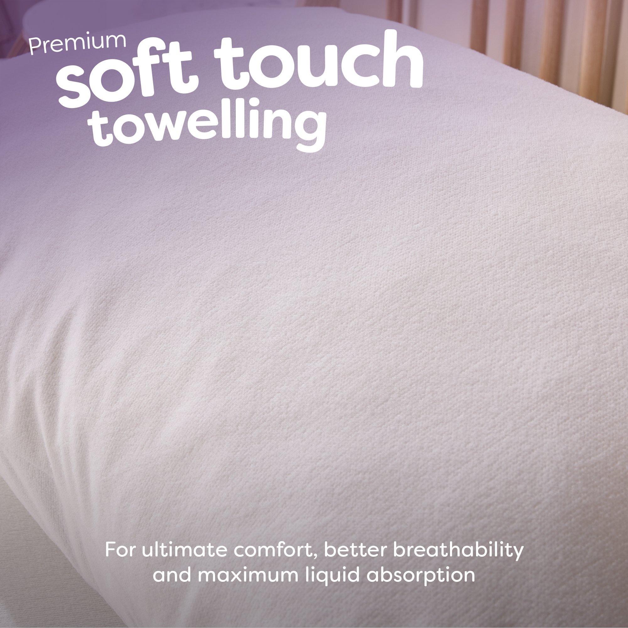 White - Slumberdown - Rebound Pillows & Waterproof 2 Pack Protector - 7