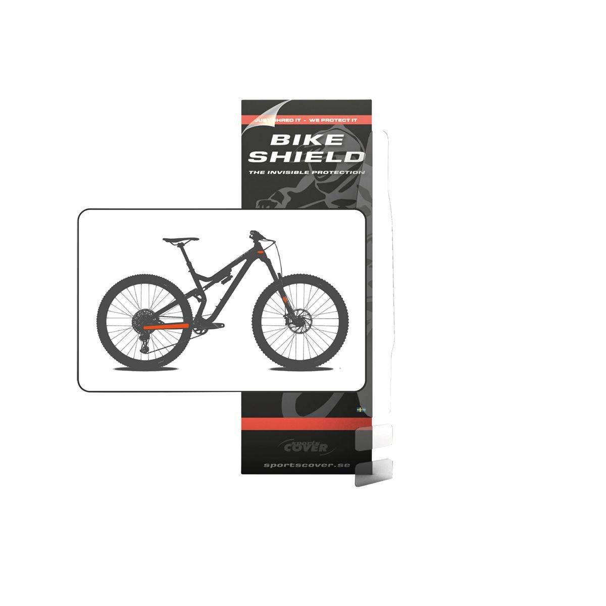 Clear - Bike Shield - Stay & Cable Shield Kit - 1