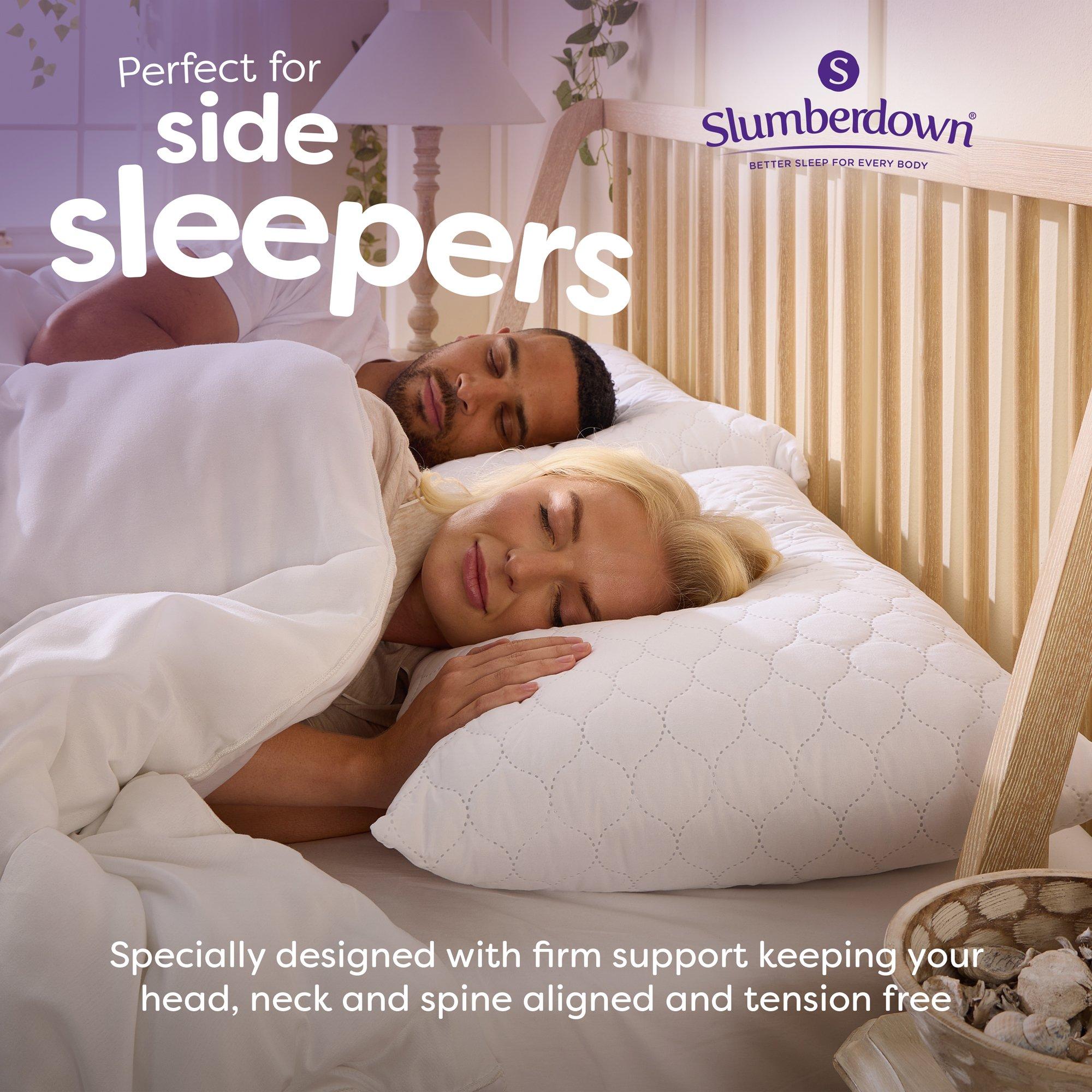 White - Slumberdown - Feels Like Down 13.5 Tog Duvet 2 Rebound Pillows - 5