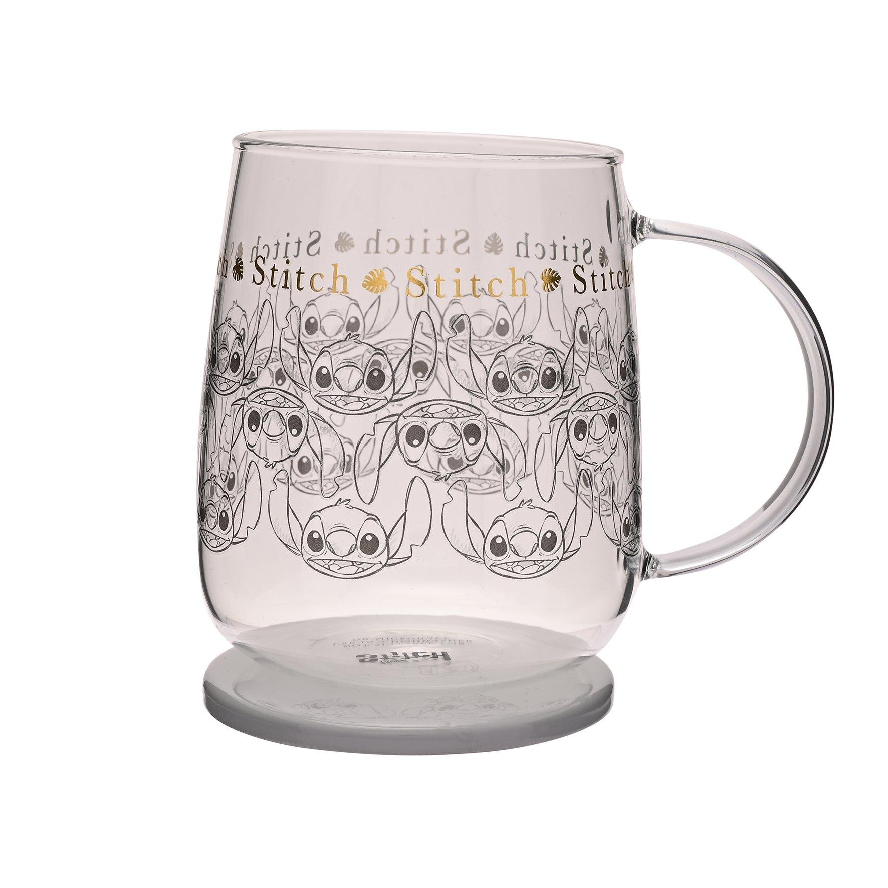 Multi - Disney - Disney Classic Glass Mug With Lid Stitch - 3
