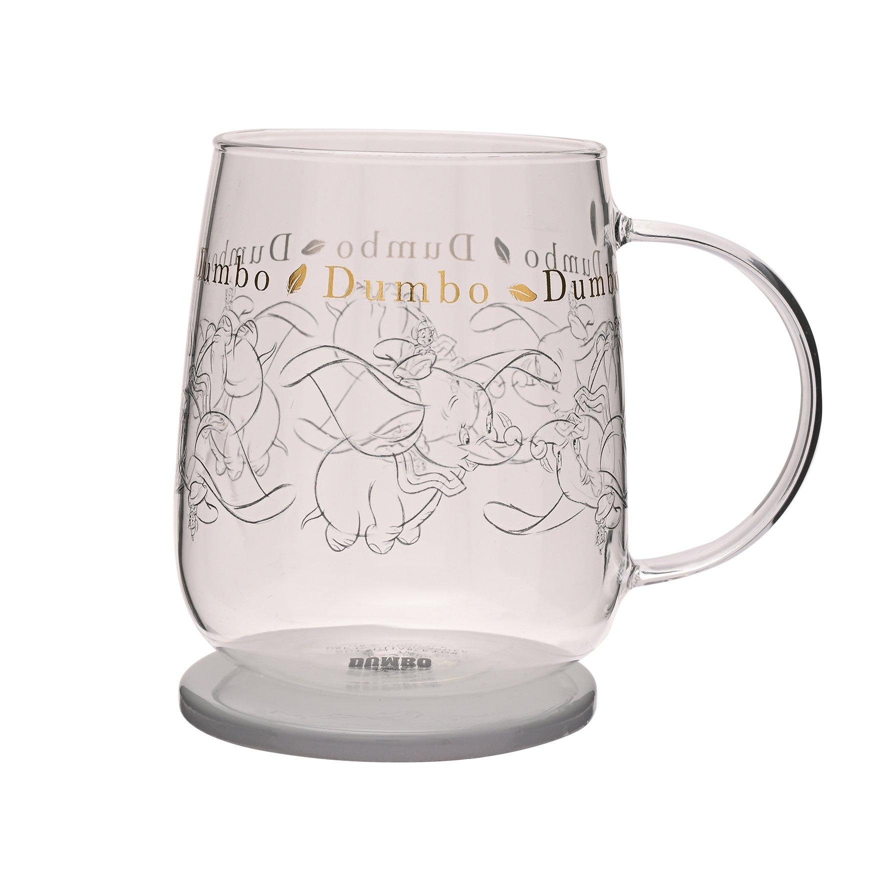 Multi - Disney - Disney Classic Glass Mug With Lid Dumbo - 3